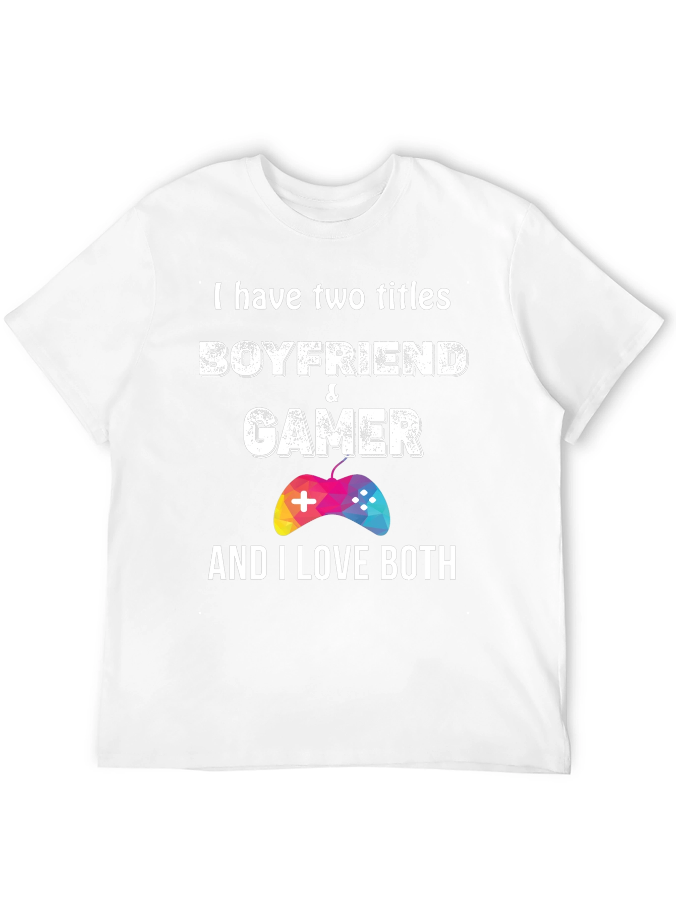 Boyfriend & Gamer Graphic Tee - I Love Both!