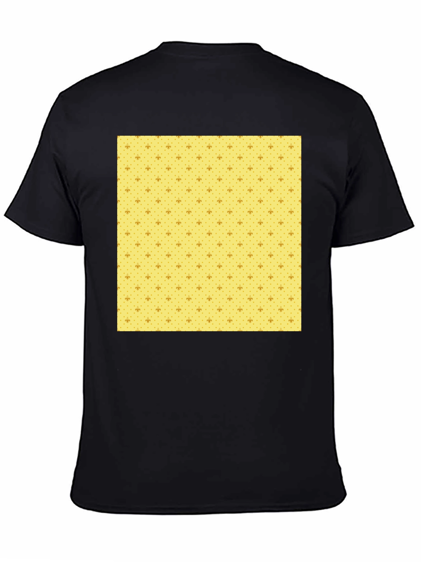 Fleur-de-lis Pattern Tee - Casual Comfort