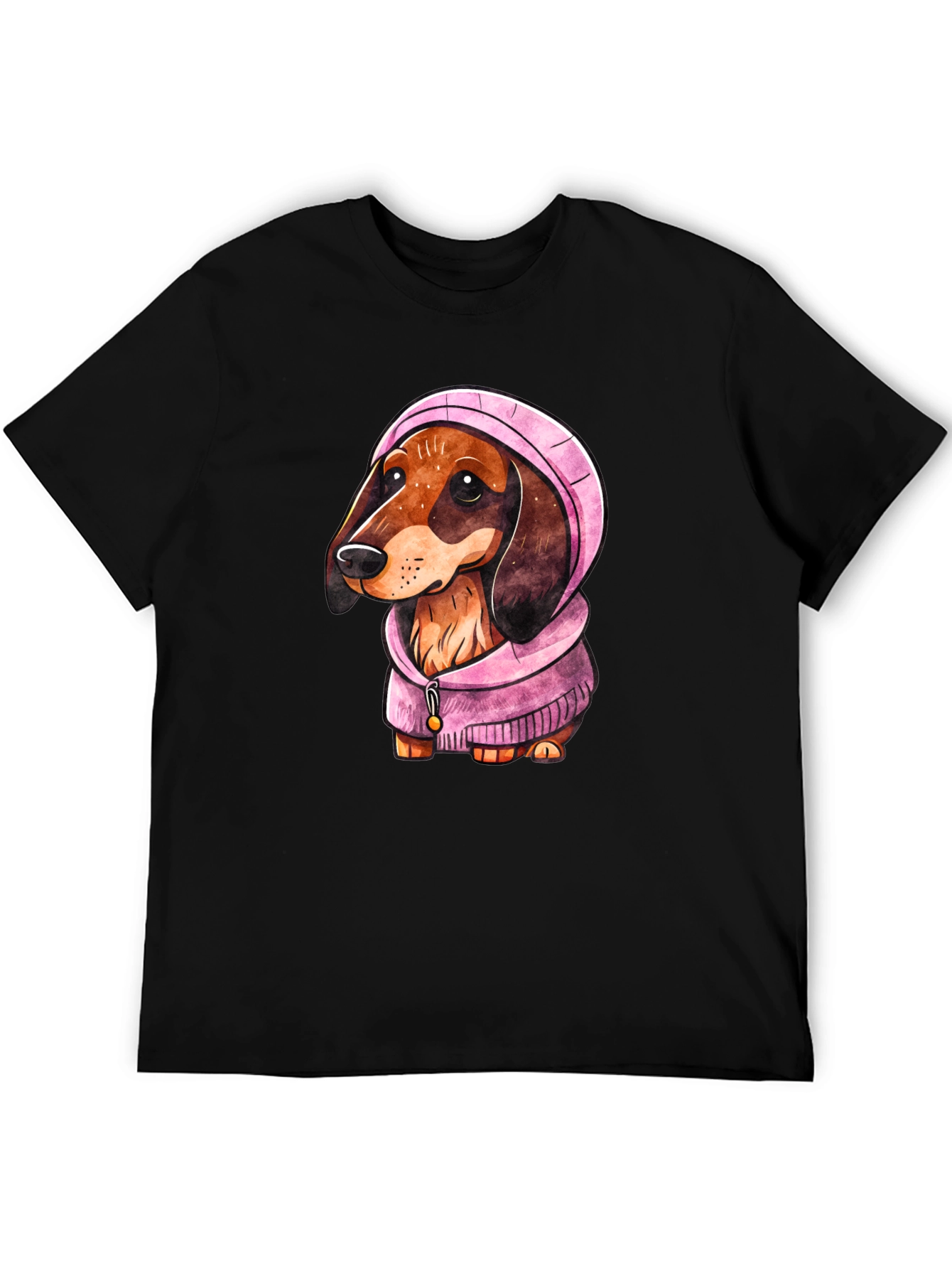 Dachshund Dog in Hoodie T-Shirt