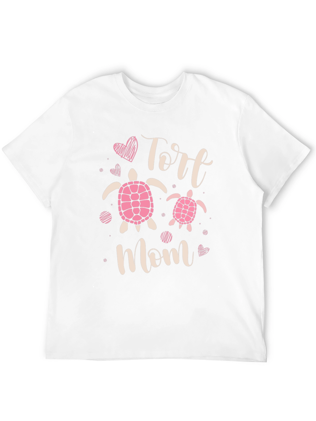 Tort Mom Graphic Tee - Cute Turtle Design