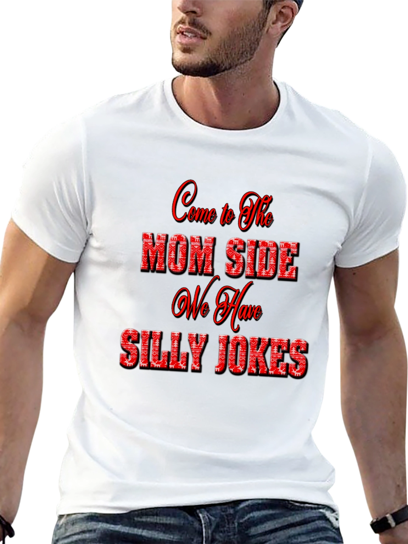Mom Side Silly Jokes T-Shirt