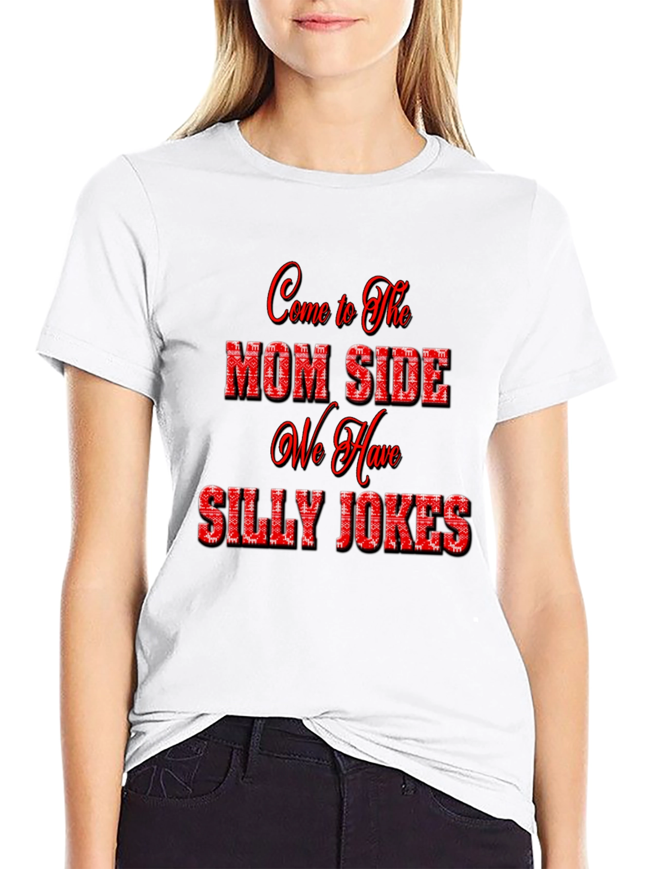 Mom Side Silly Jokes T-Shirt