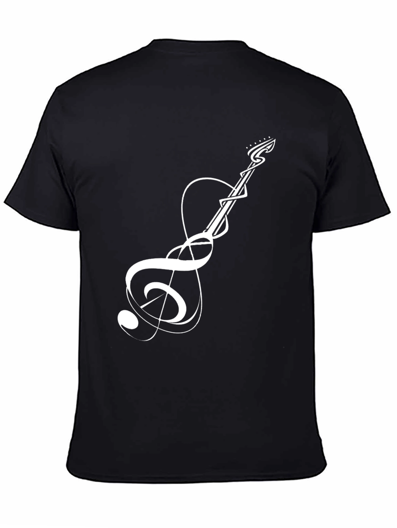 Guitar Music Note Graphic Tee