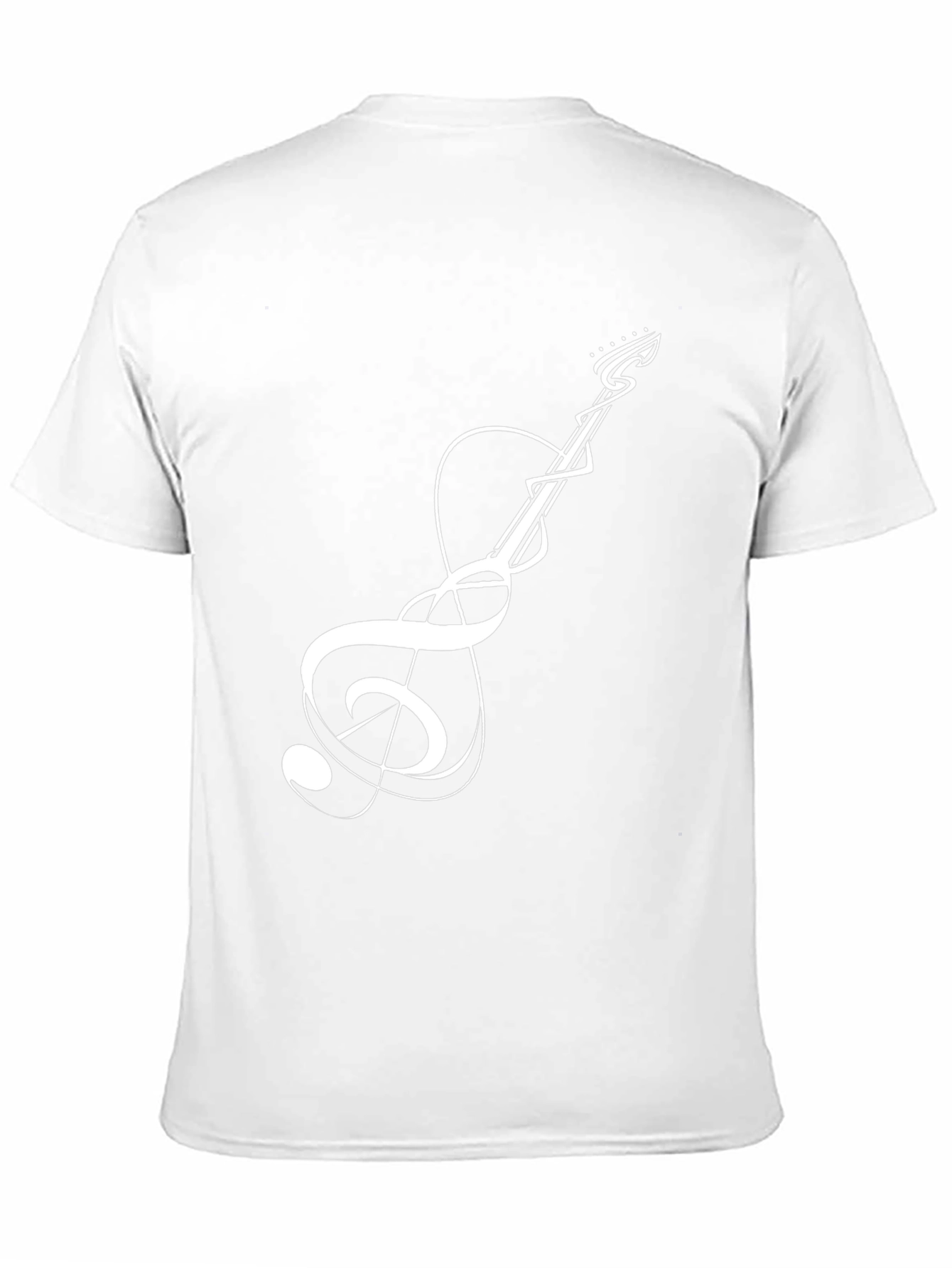Guitar Music Note Graphic Tee