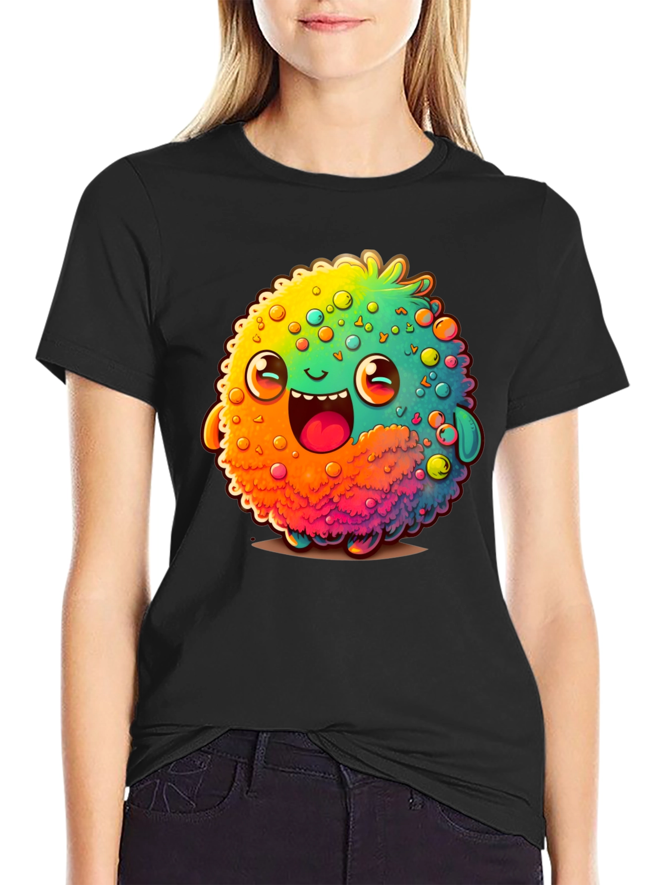 Funky Monster Graphic Tee - Black T-Shirt