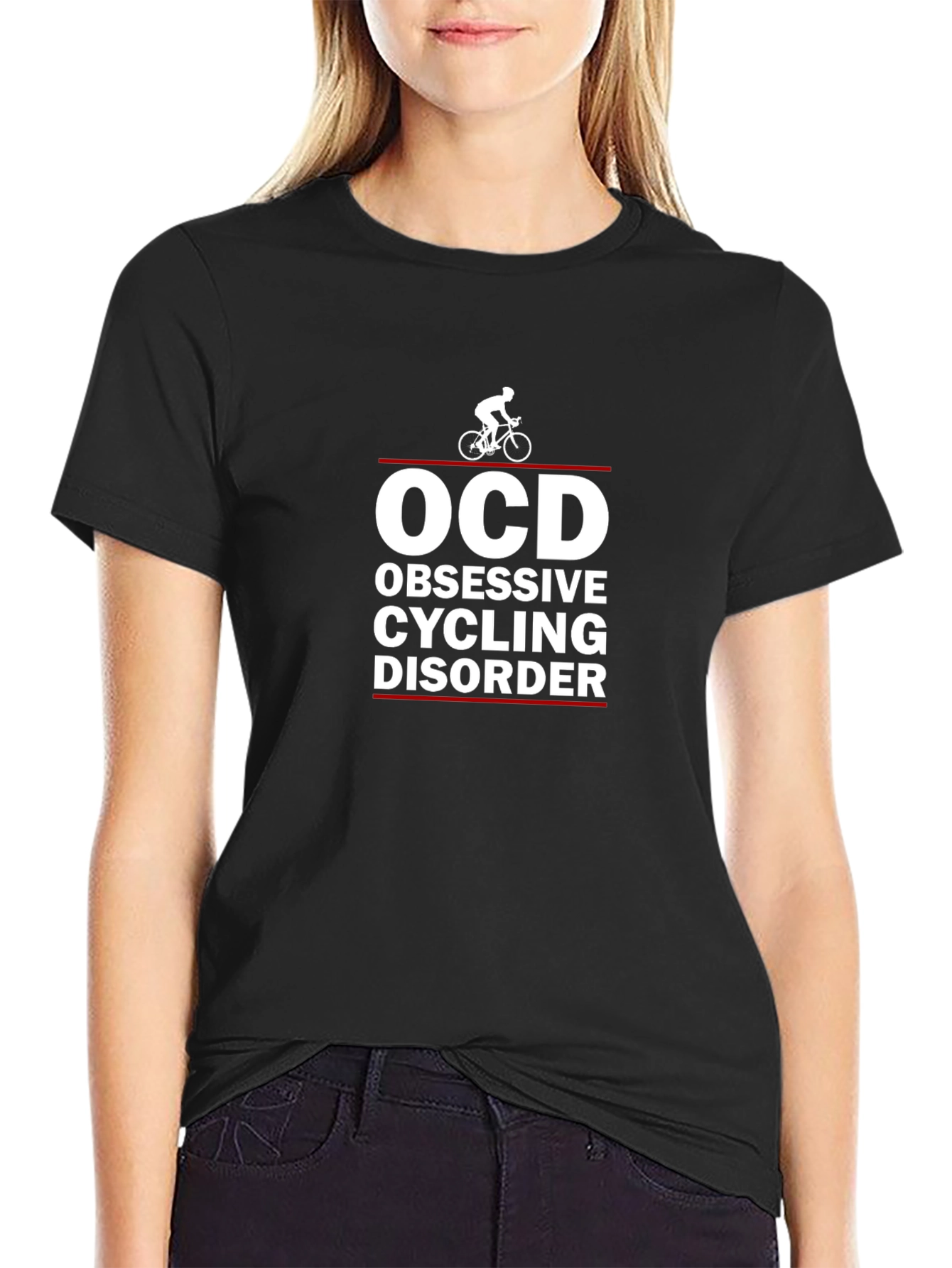 OCD Obsessive Cycling Disorder Graphic Tee