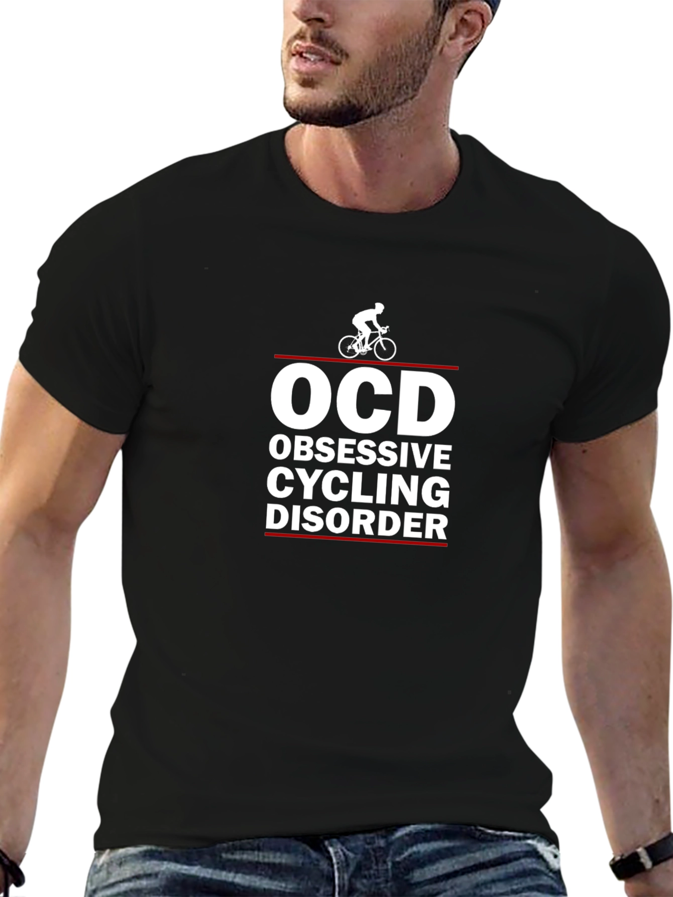 OCD Obsessive Cycling Disorder Graphic Tee