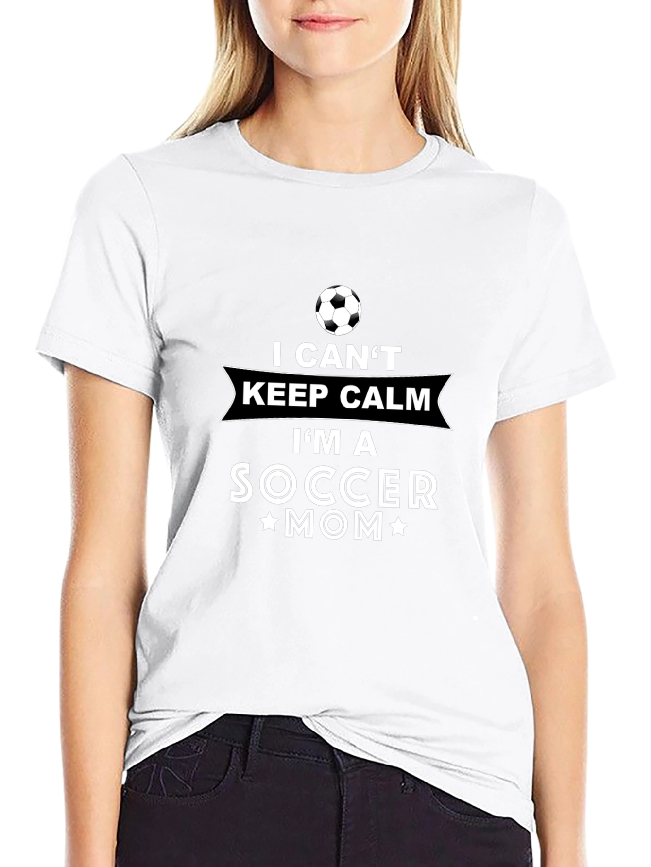 I Cant Keep Calm Im a Soccer Mom T-Shirt