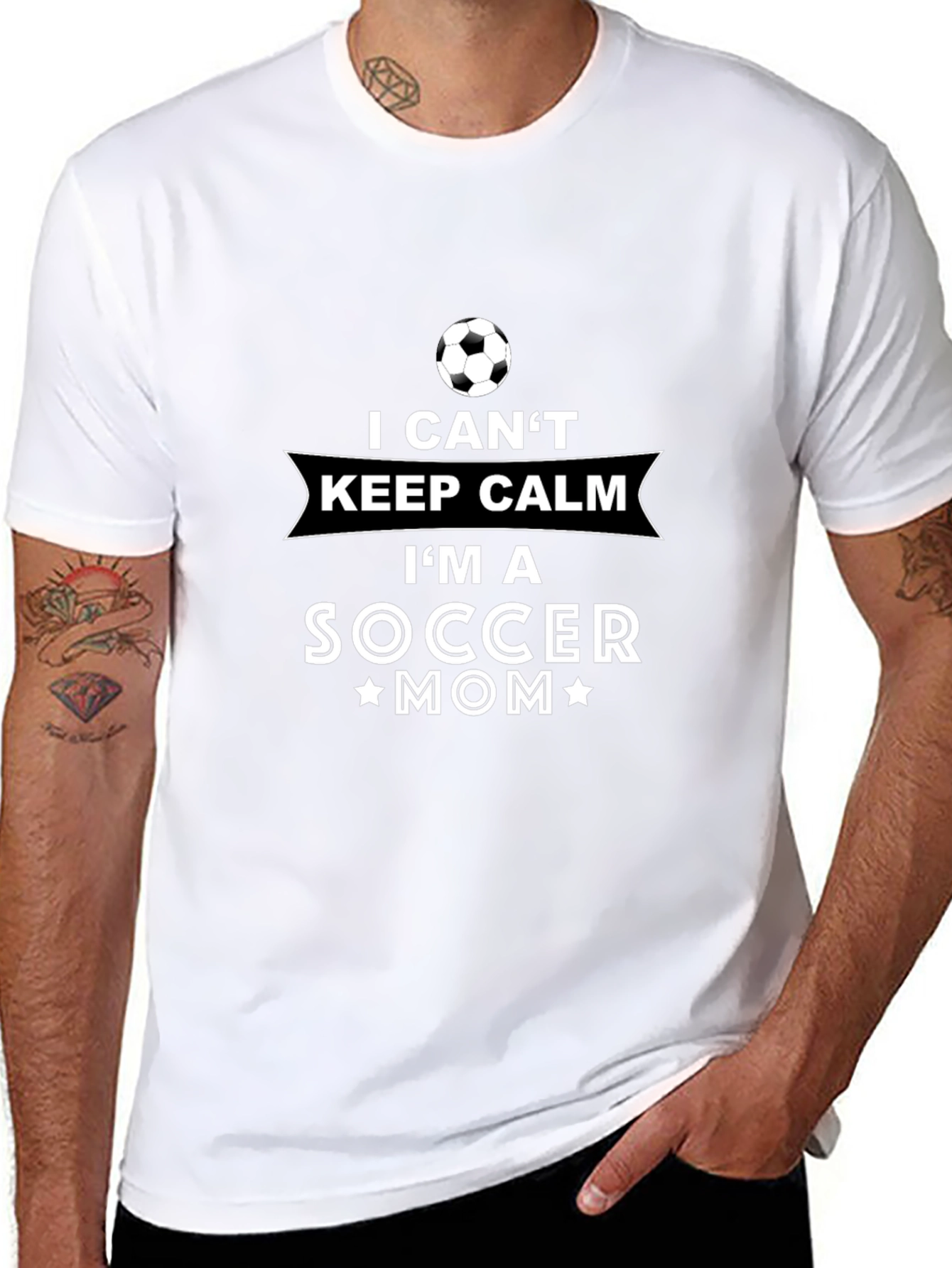I Cant Keep Calm Im a Soccer Mom T-Shirt
