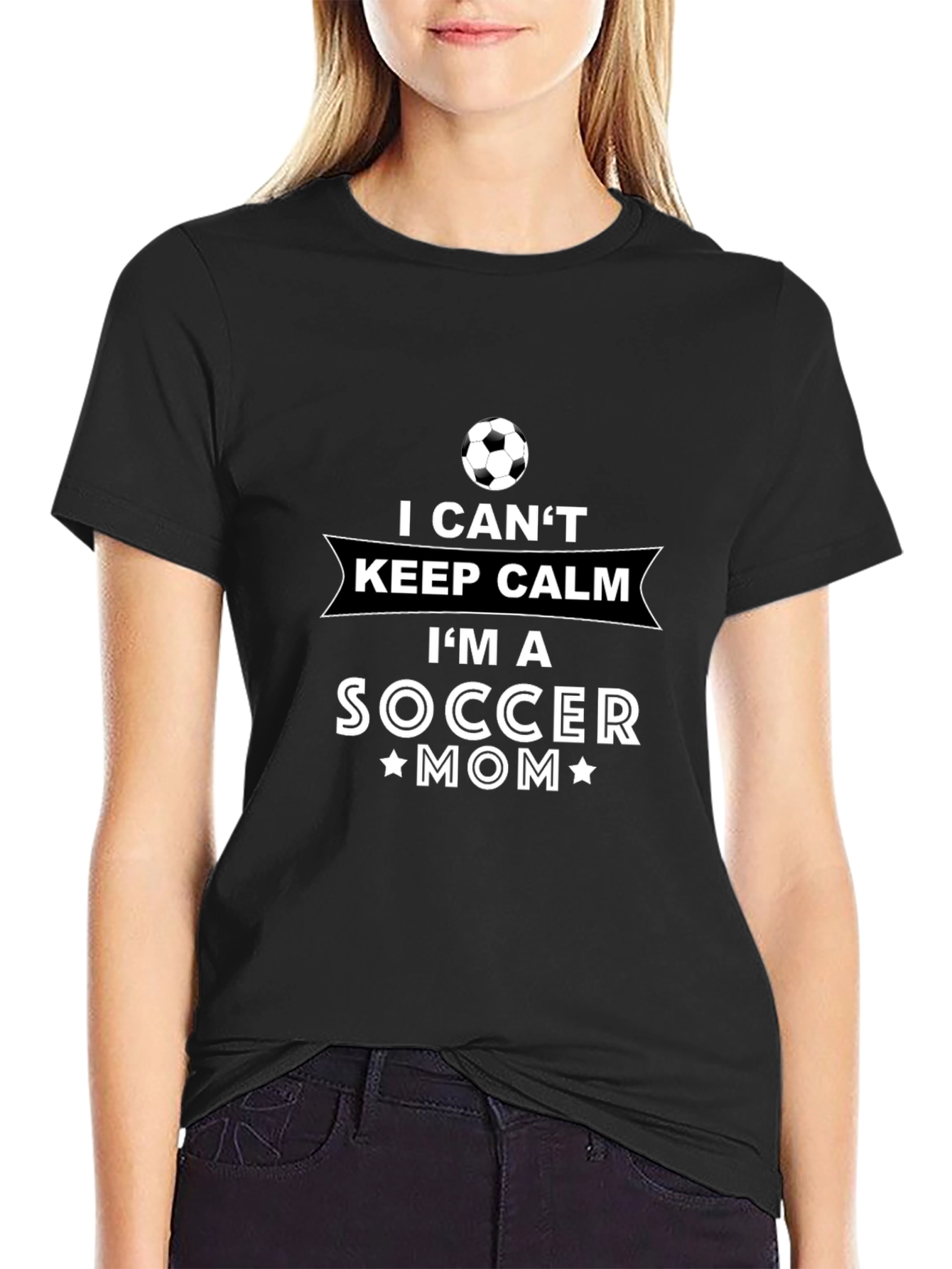 I Cant Keep Calm Im a Soccer Mom T-Shirt