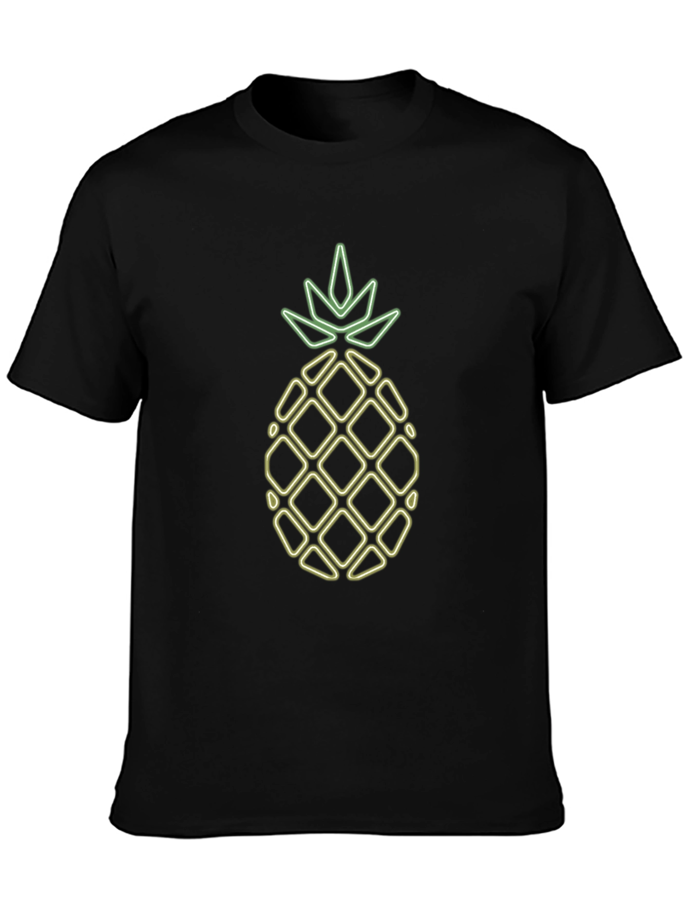Neon Pineapple Graphic Tee - Funky & Fresh