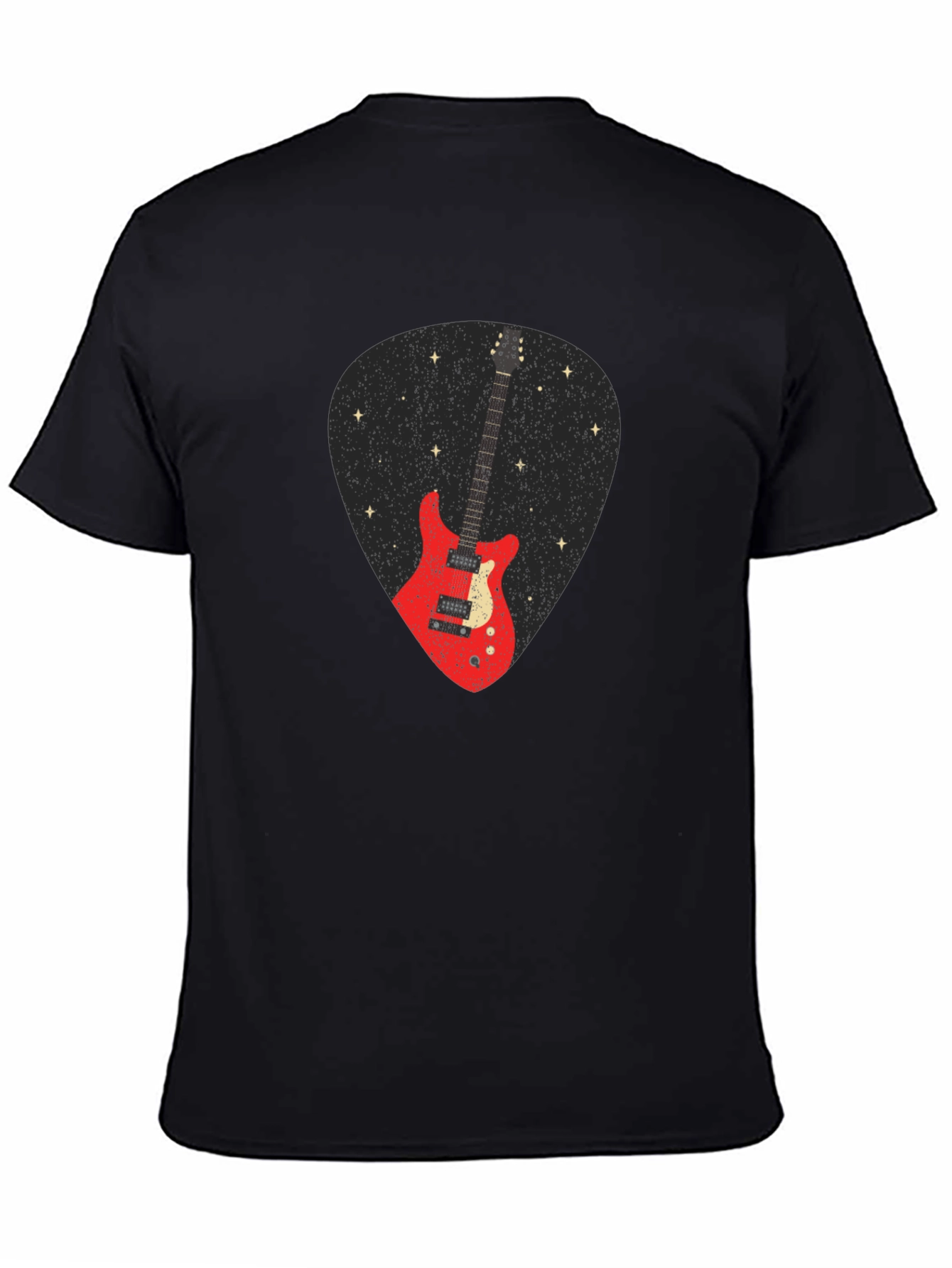 Guitar Pick Graphic Tee - Rock Music Lover