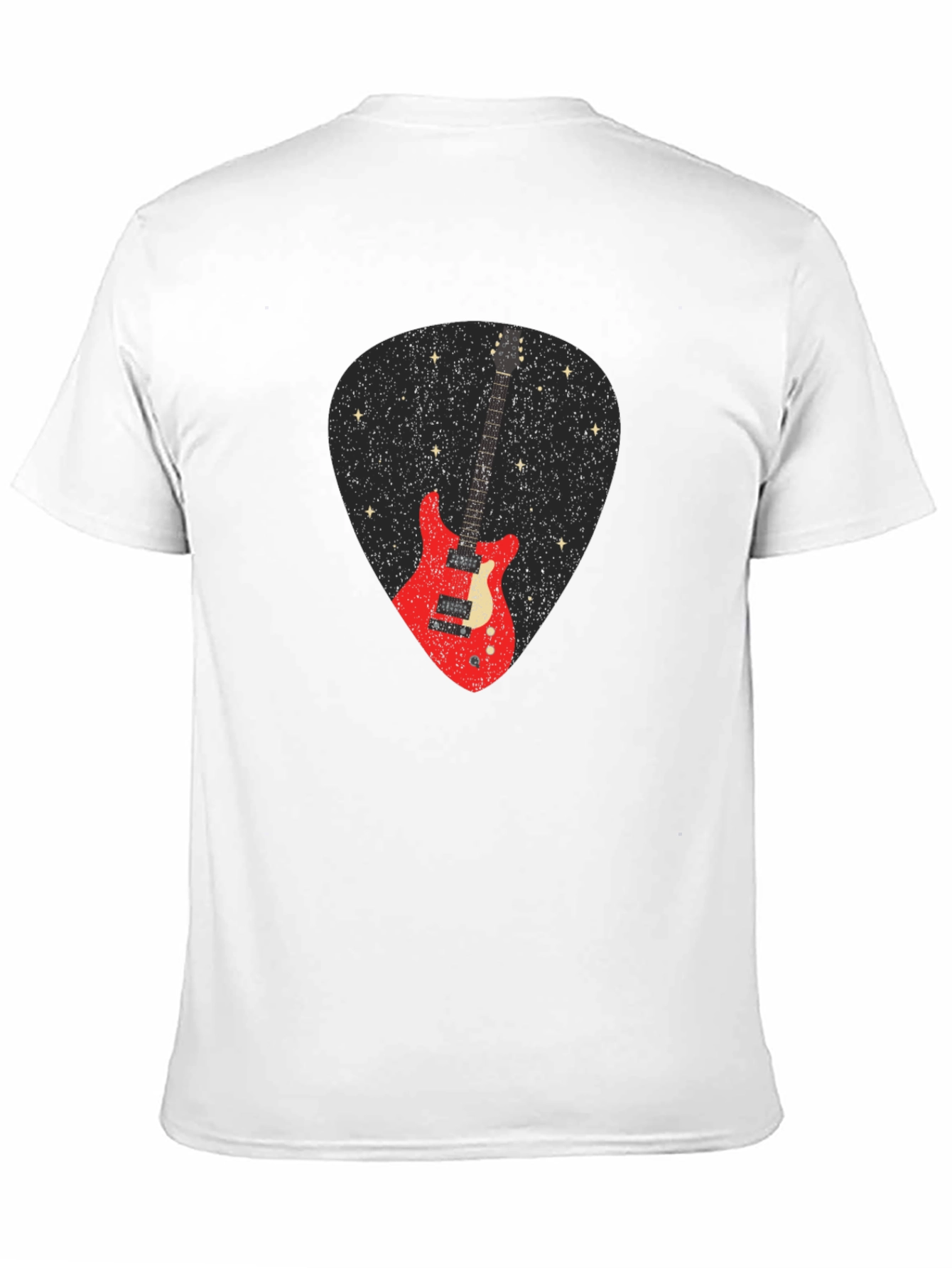 Guitar Pick Graphic Tee - Rock Music Lover