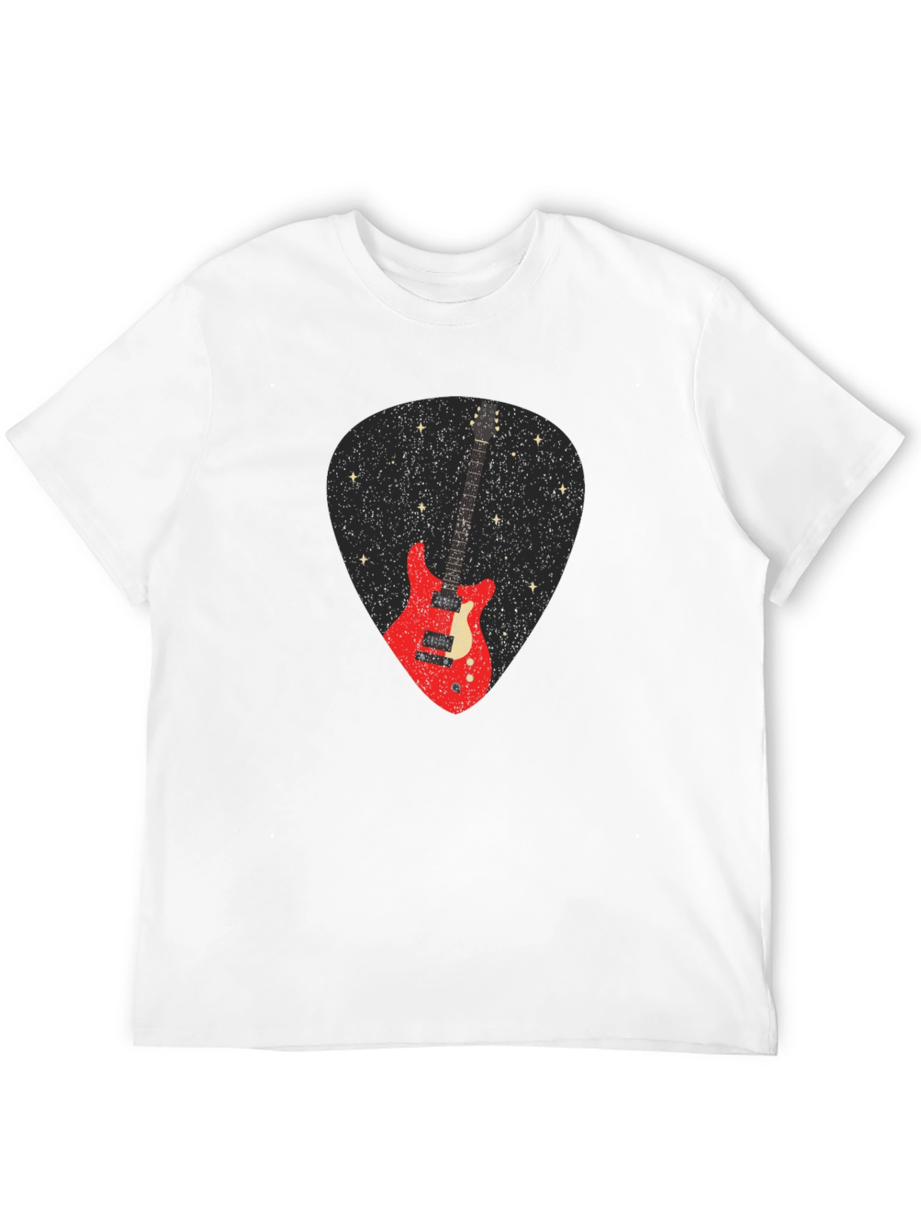 Guitar Pick Graphic Tee - Rock Music Lover