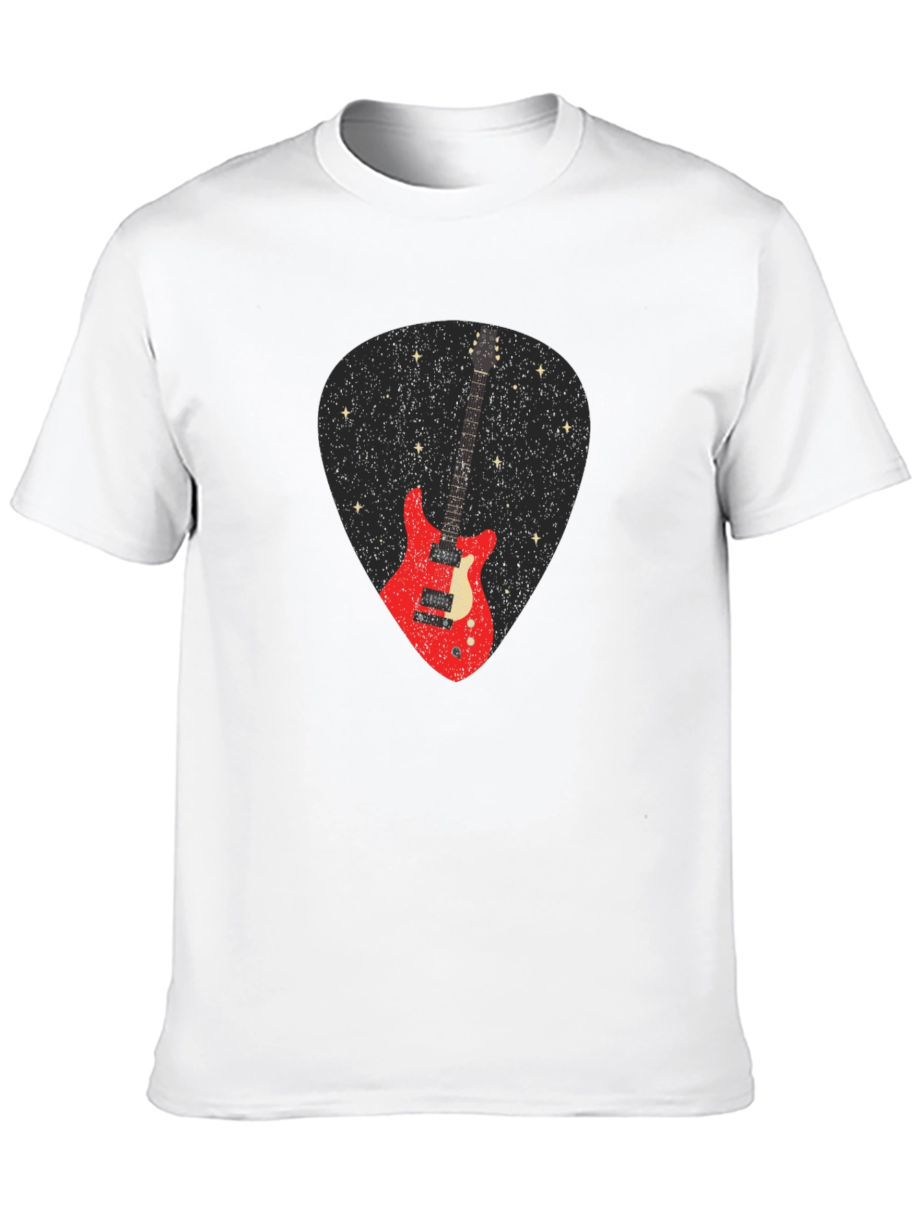 Guitar Pick Graphic Tee - Rock Music Lover