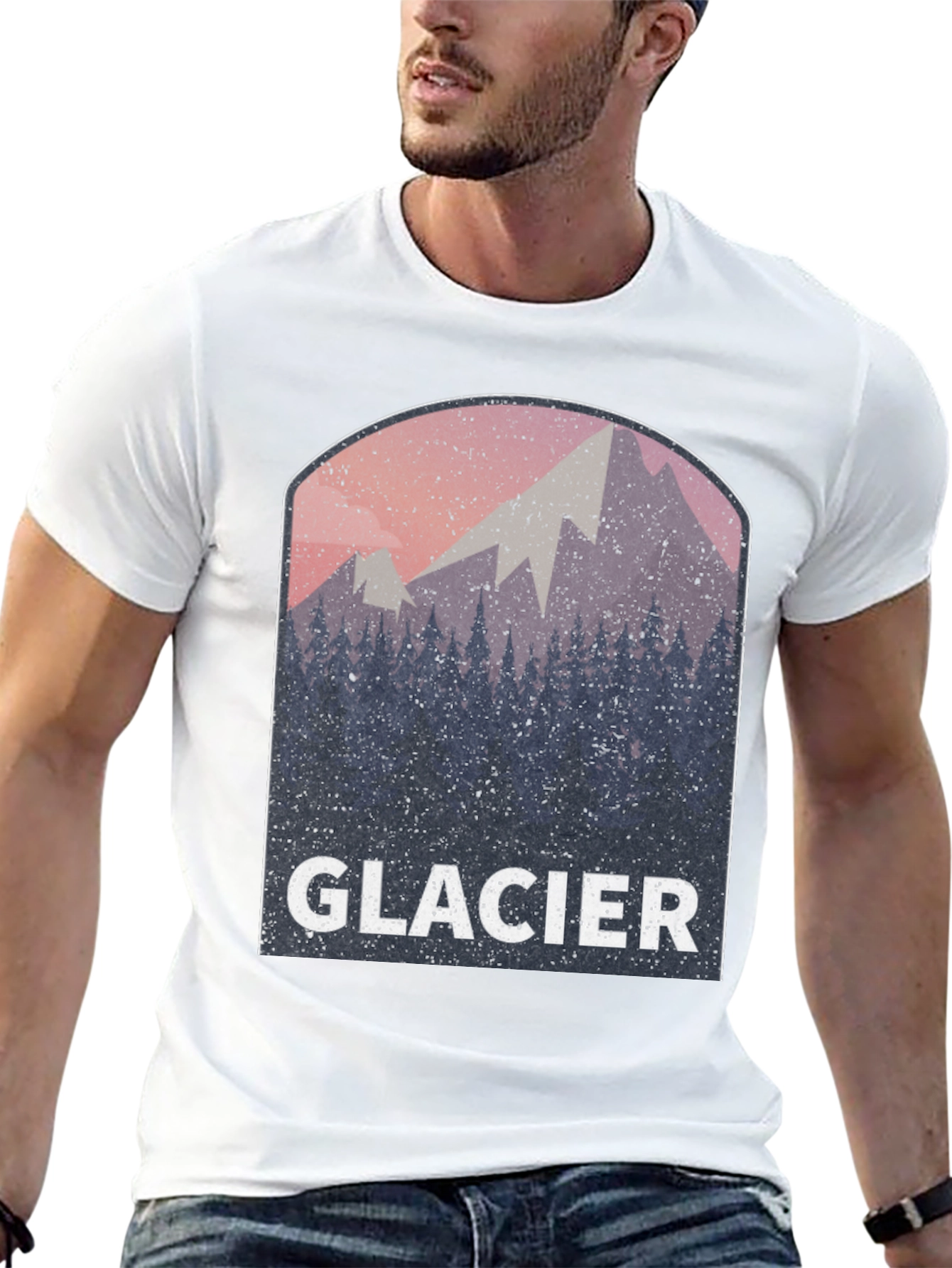 Glacier Graphic T-Shirt - Mountain Adventure Tee