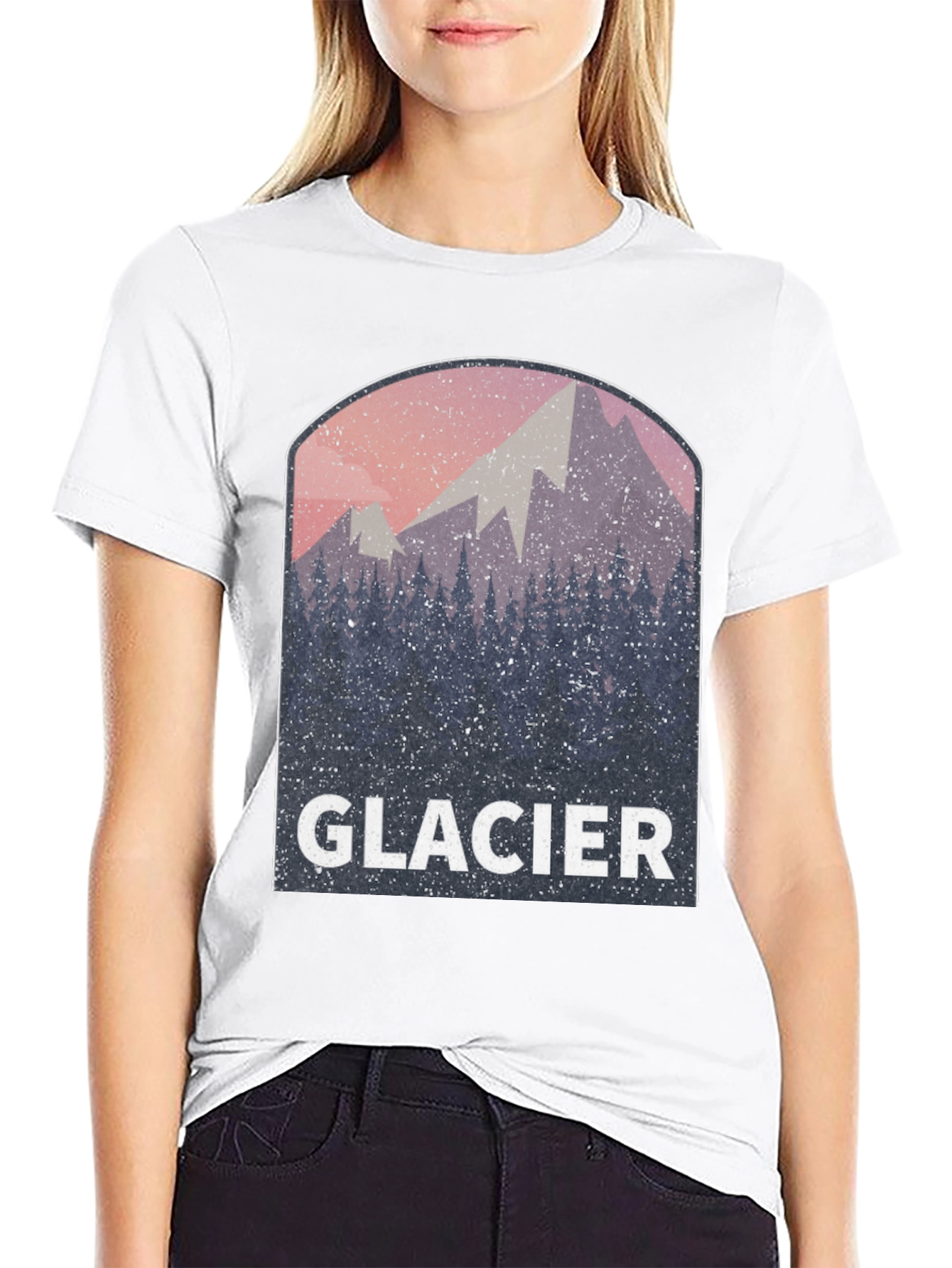 Glacier Graphic T-Shirt - Mountain Adventure Tee