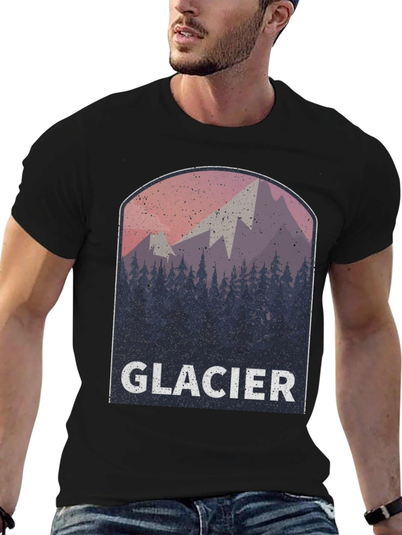 Glacier Graphic T-Shirt - Mountain Adventure Tee