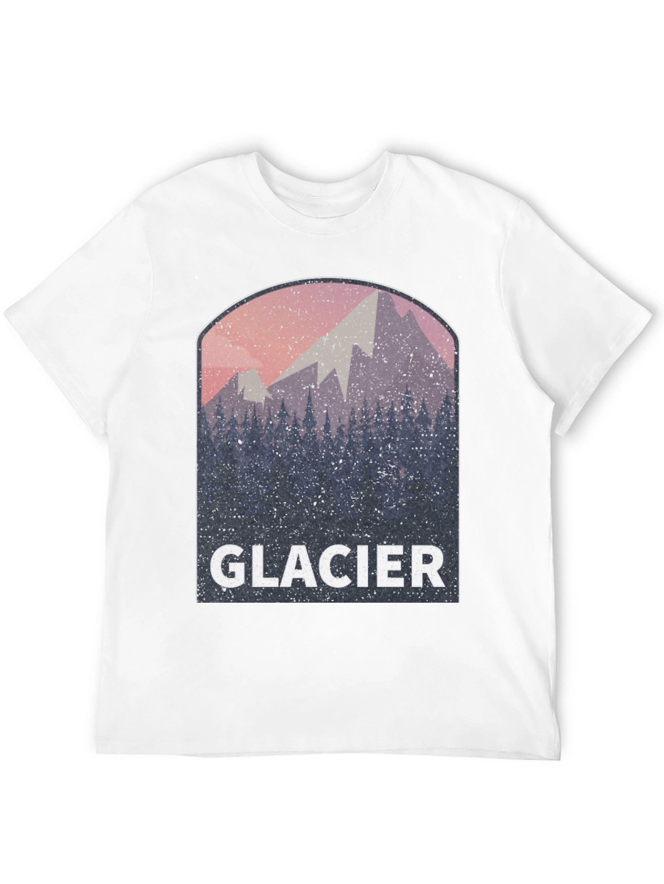 Glacier Graphic T-Shirt - Mountain Adventure Tee