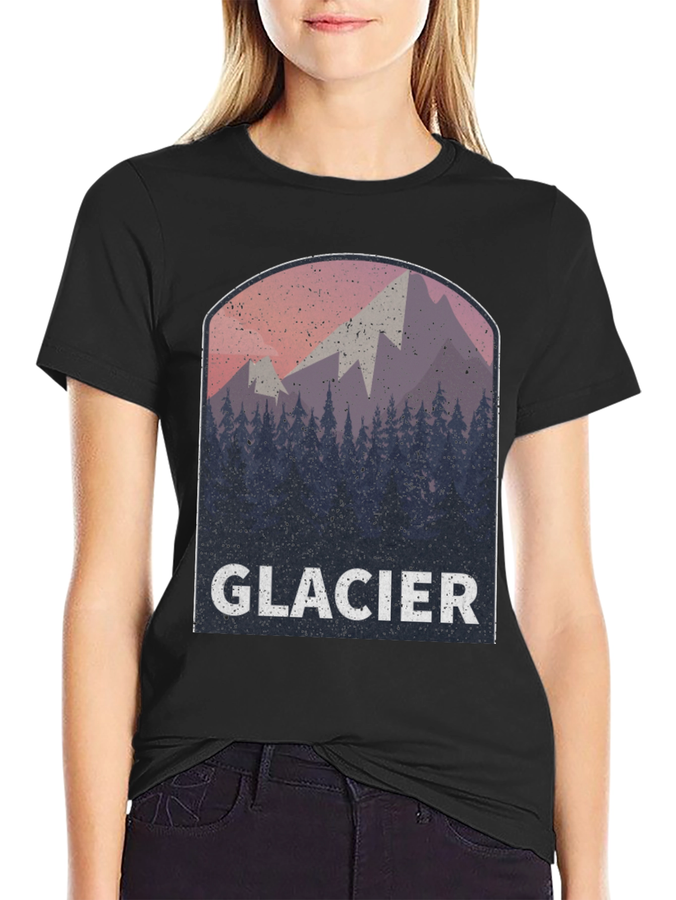 Glacier Graphic T-Shirt - Mountain Adventure Tee
