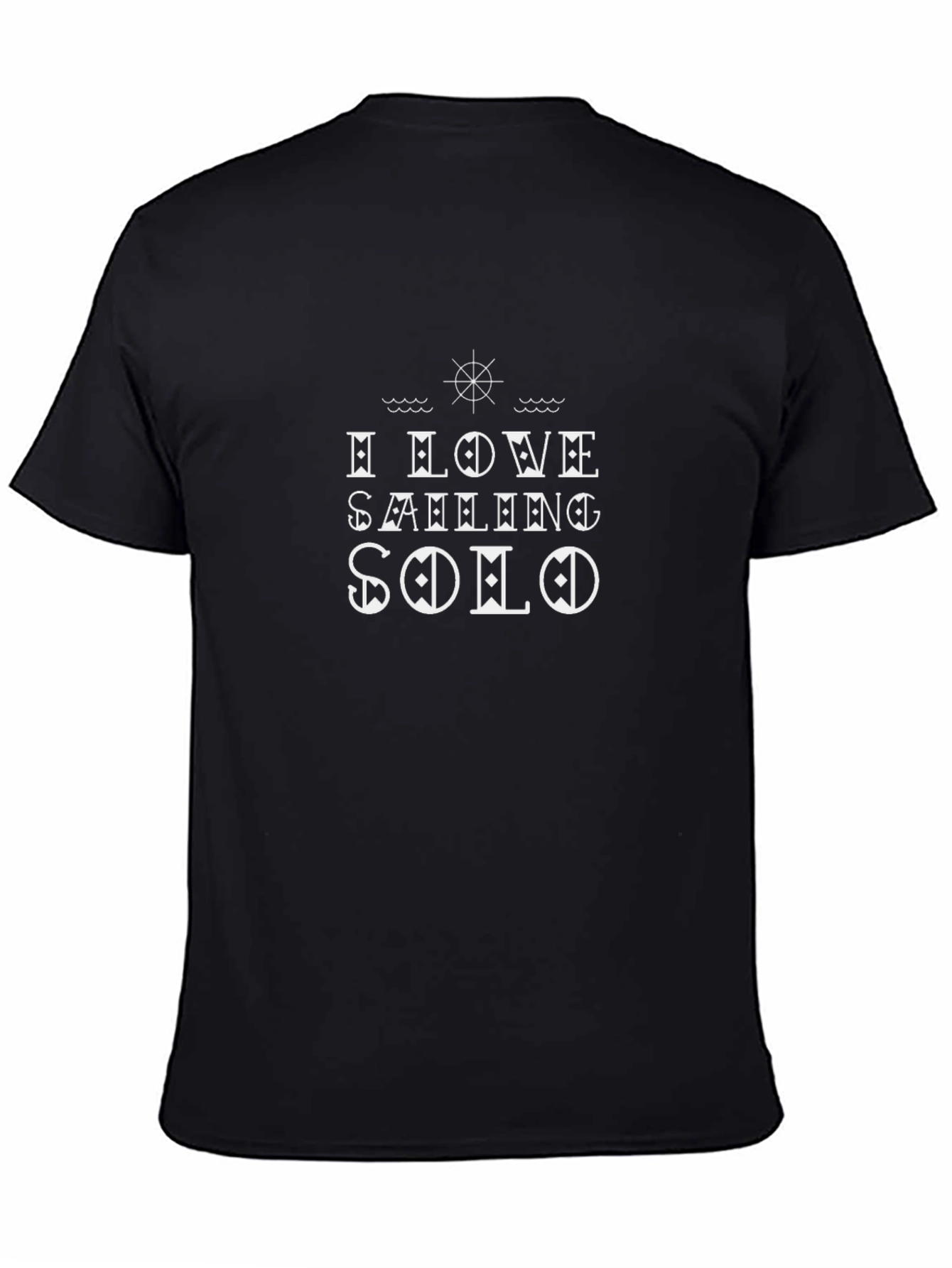 I Love Sailing Solo T-Shirt - Nautical Design