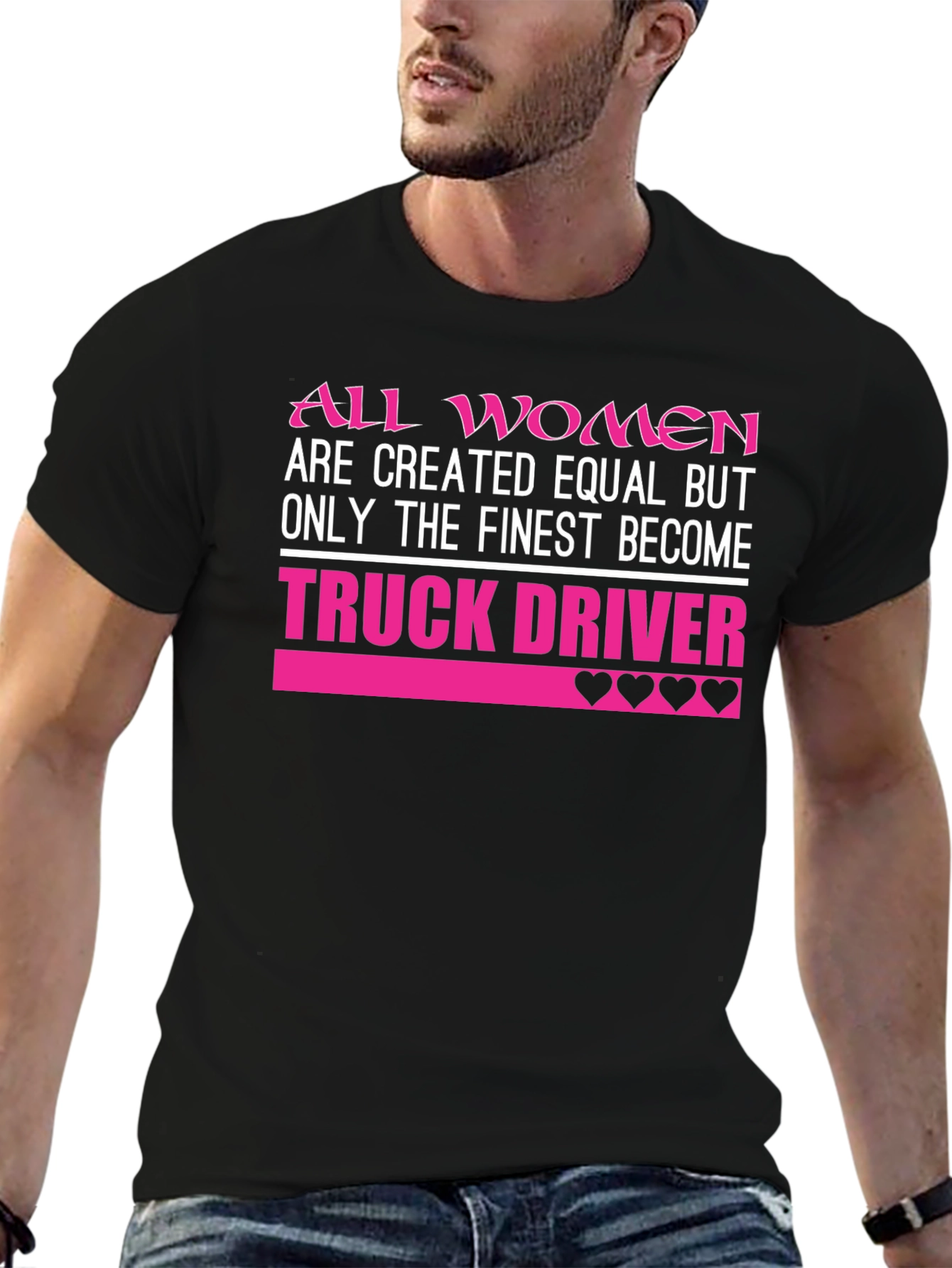 Finest Women Truck Driver Graphic T-Shirt