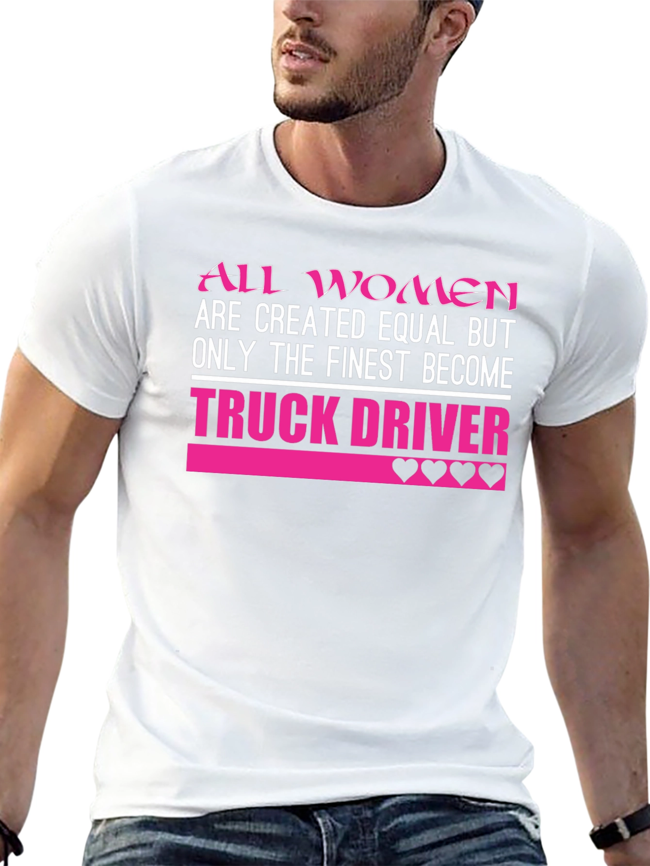 Finest Women Truck Driver Graphic T-Shirt