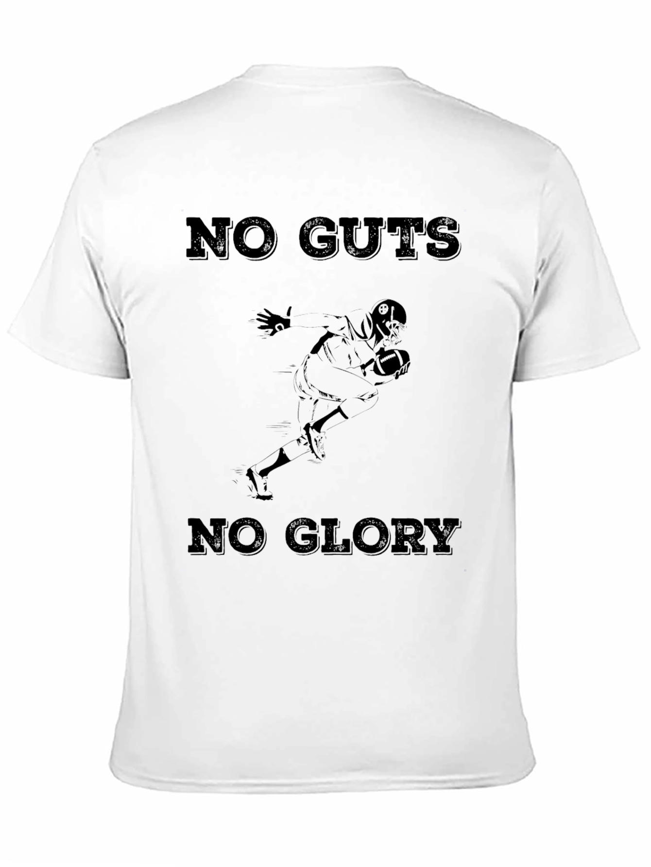 No Guts No Glory Football Graphic Tee