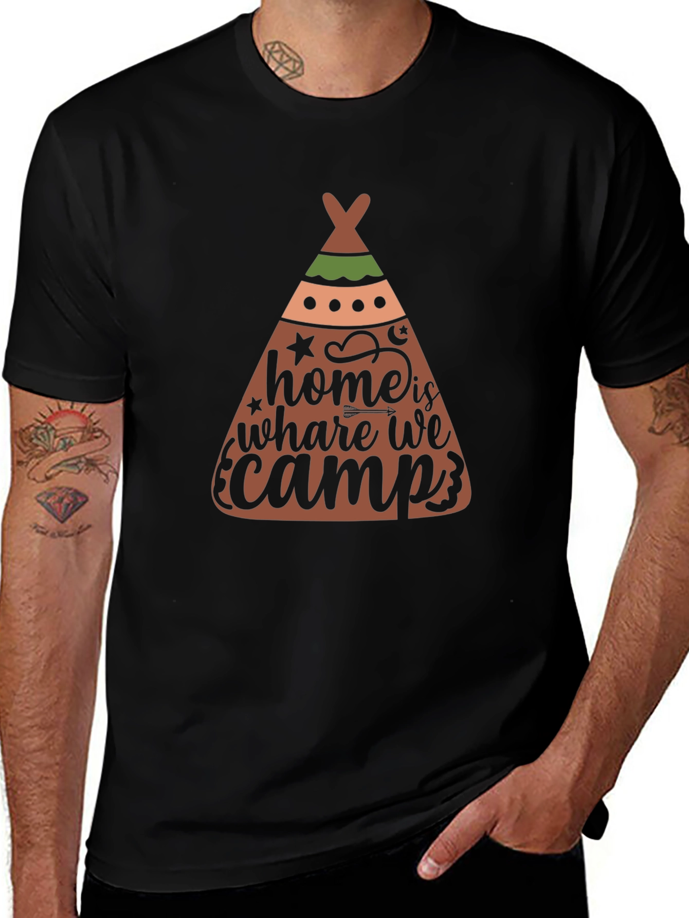 Home is Where We Camp T-Shirt