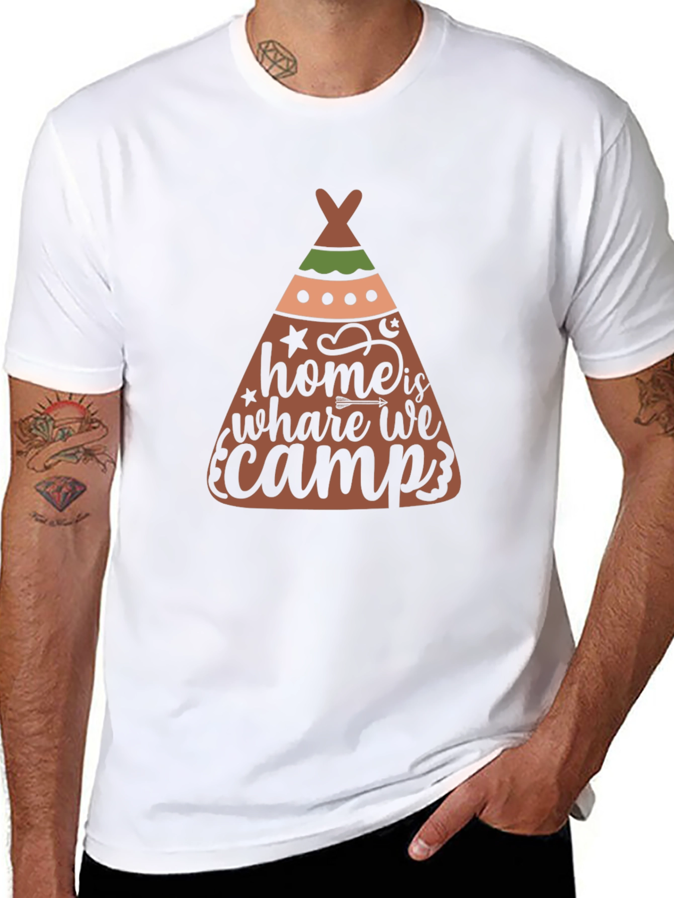 Home is Where We Camp T-Shirt