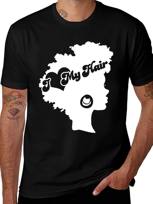 I Love My Hair Graphic Tee - Afro Pride