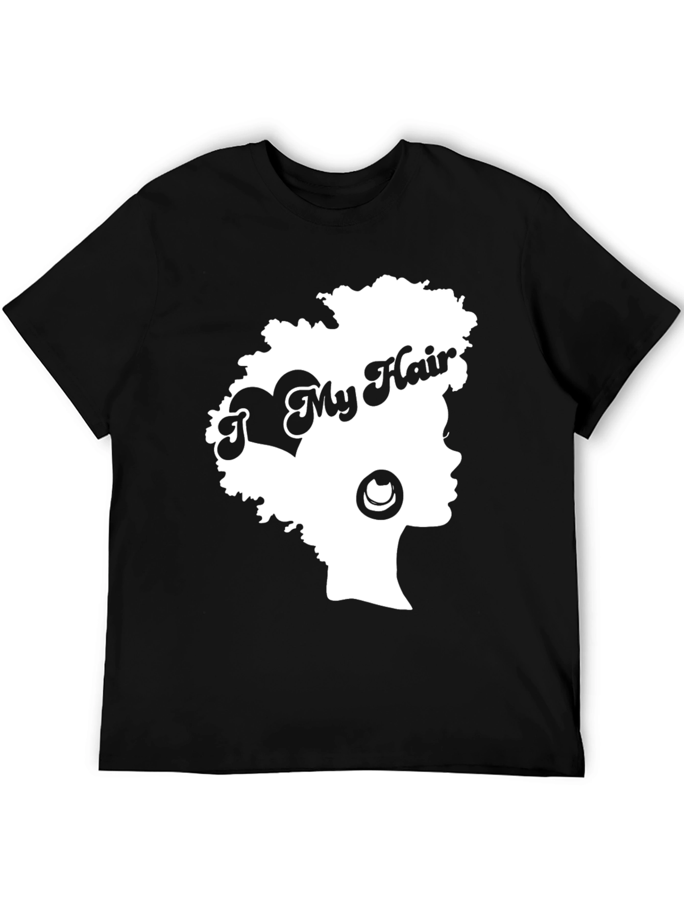 I Love My Hair Graphic Tee - Afro Pride