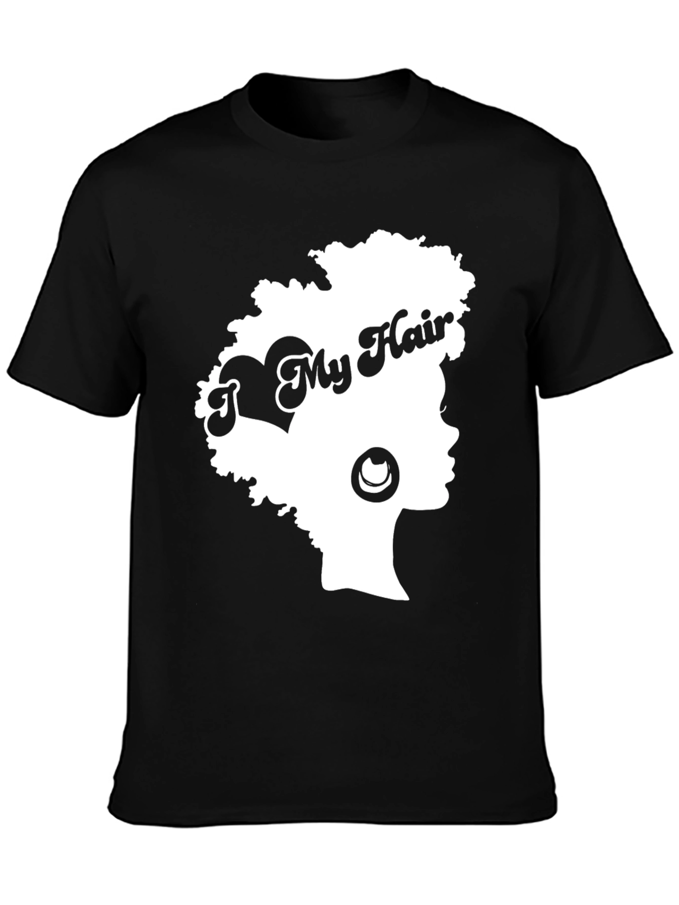 I Love My Hair Graphic Tee - Afro Pride