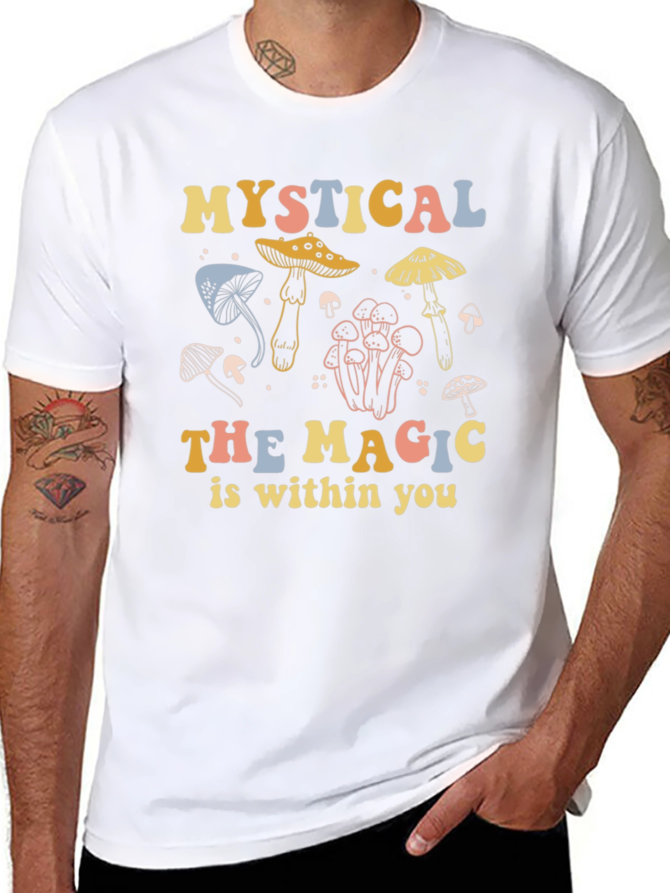 Mystical Magic Mushroom Graphic Tee