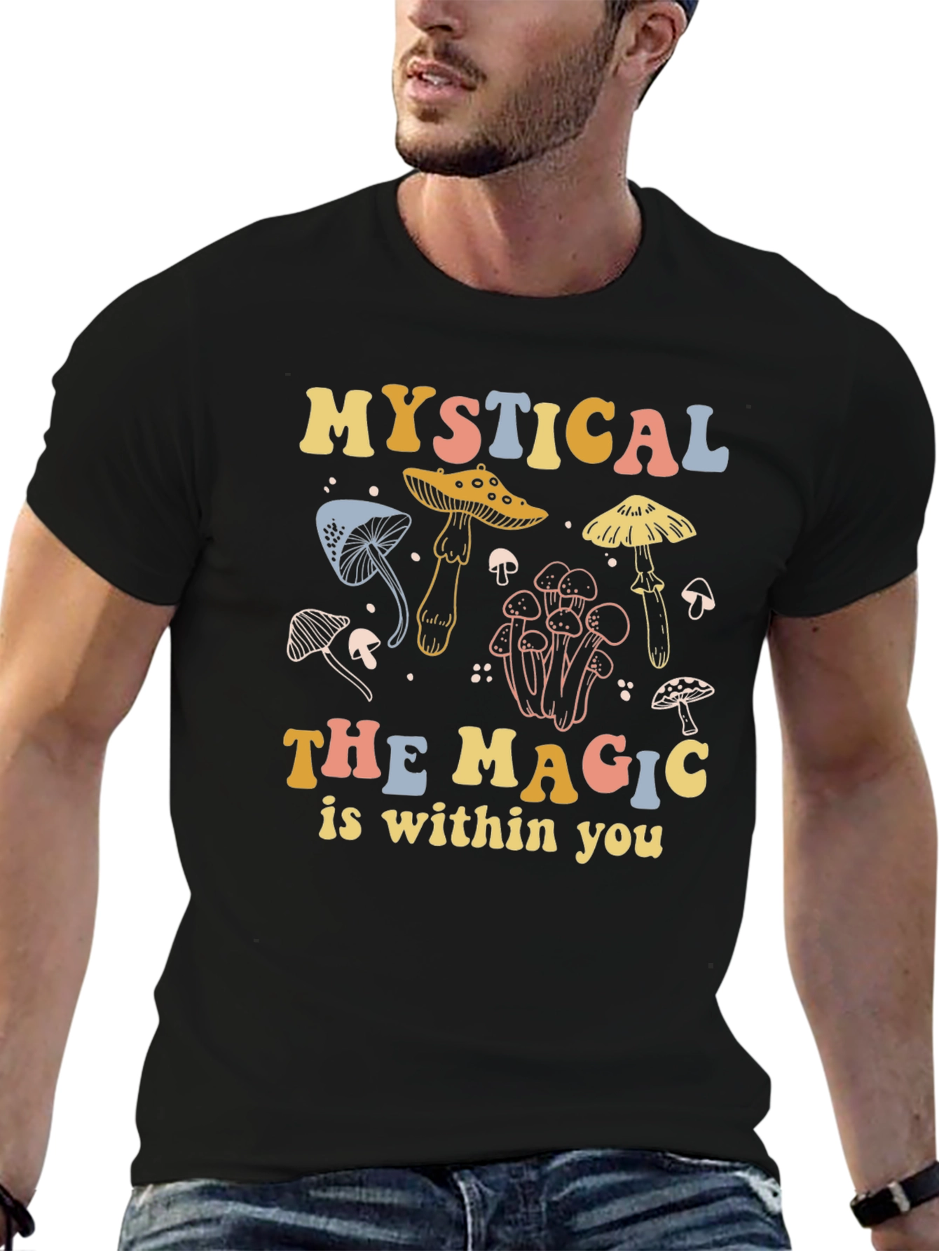Mystical Magic Mushroom Graphic Tee