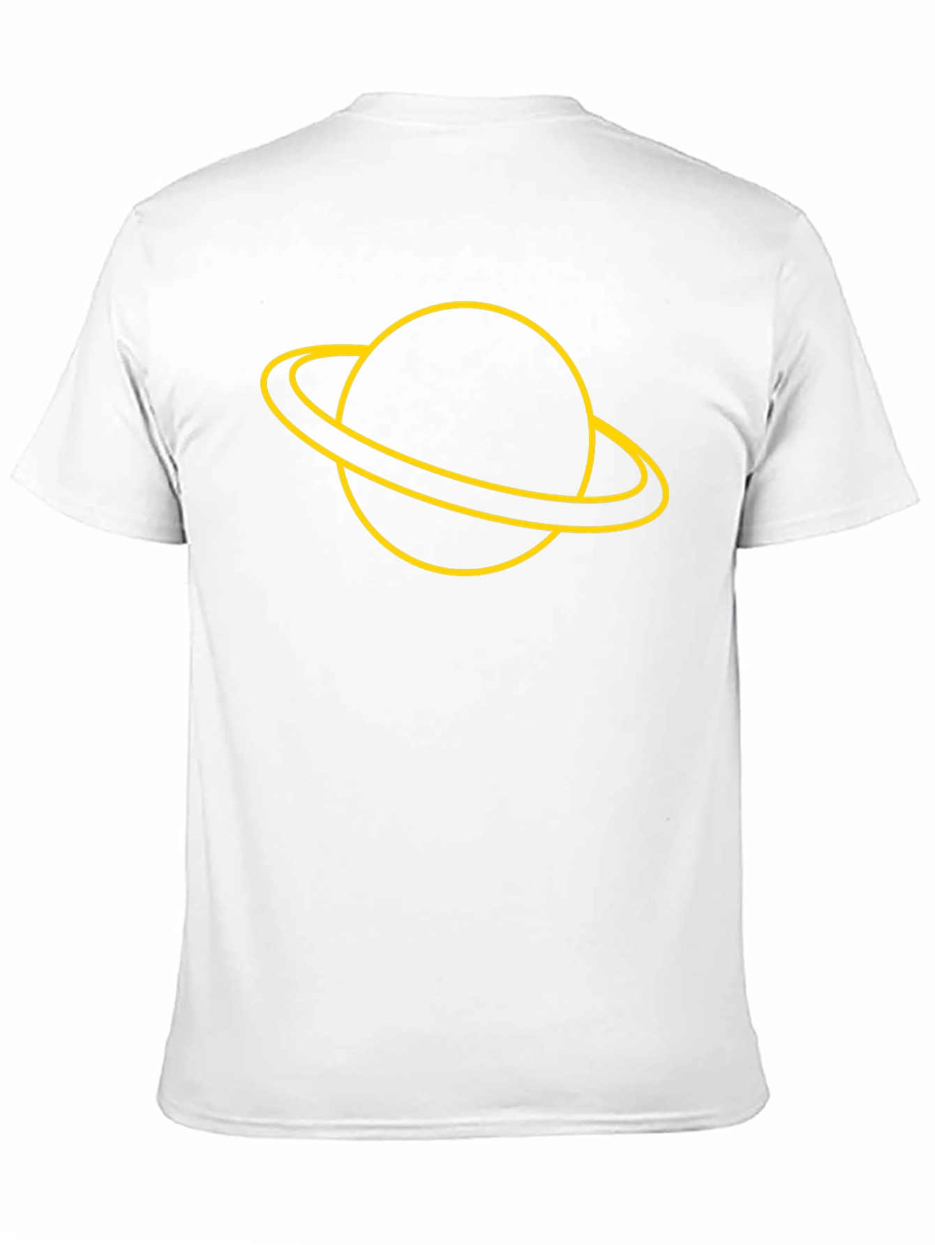 Saturn Graphic Tee - Stylish Black T-Shirt