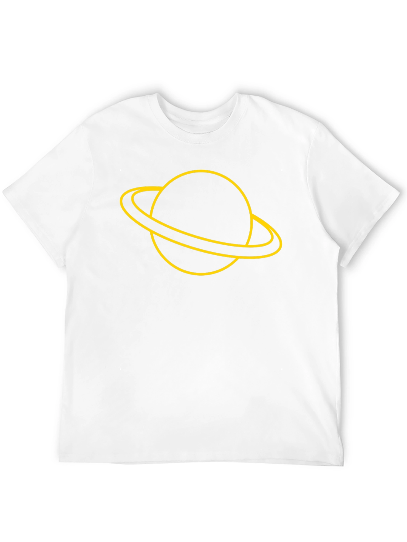 Saturn Graphic Tee - Stylish Black T-Shirt