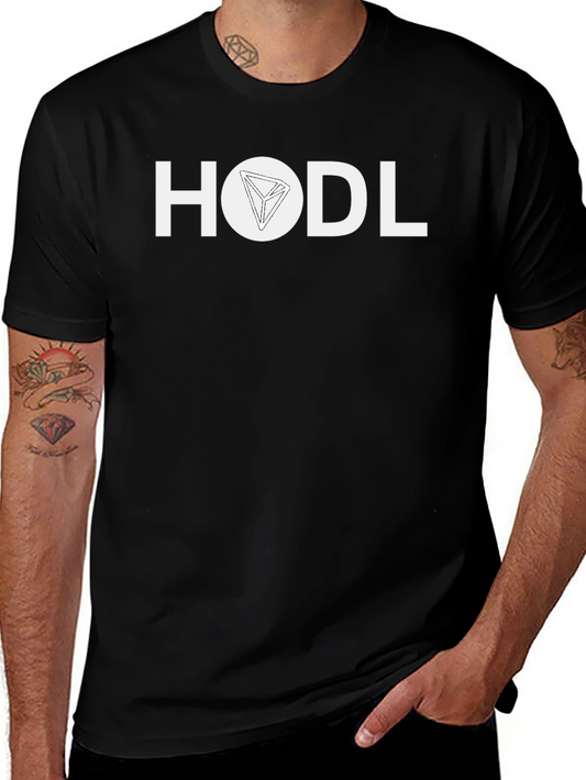 HODL Tron Crypto T-Shirt - Black