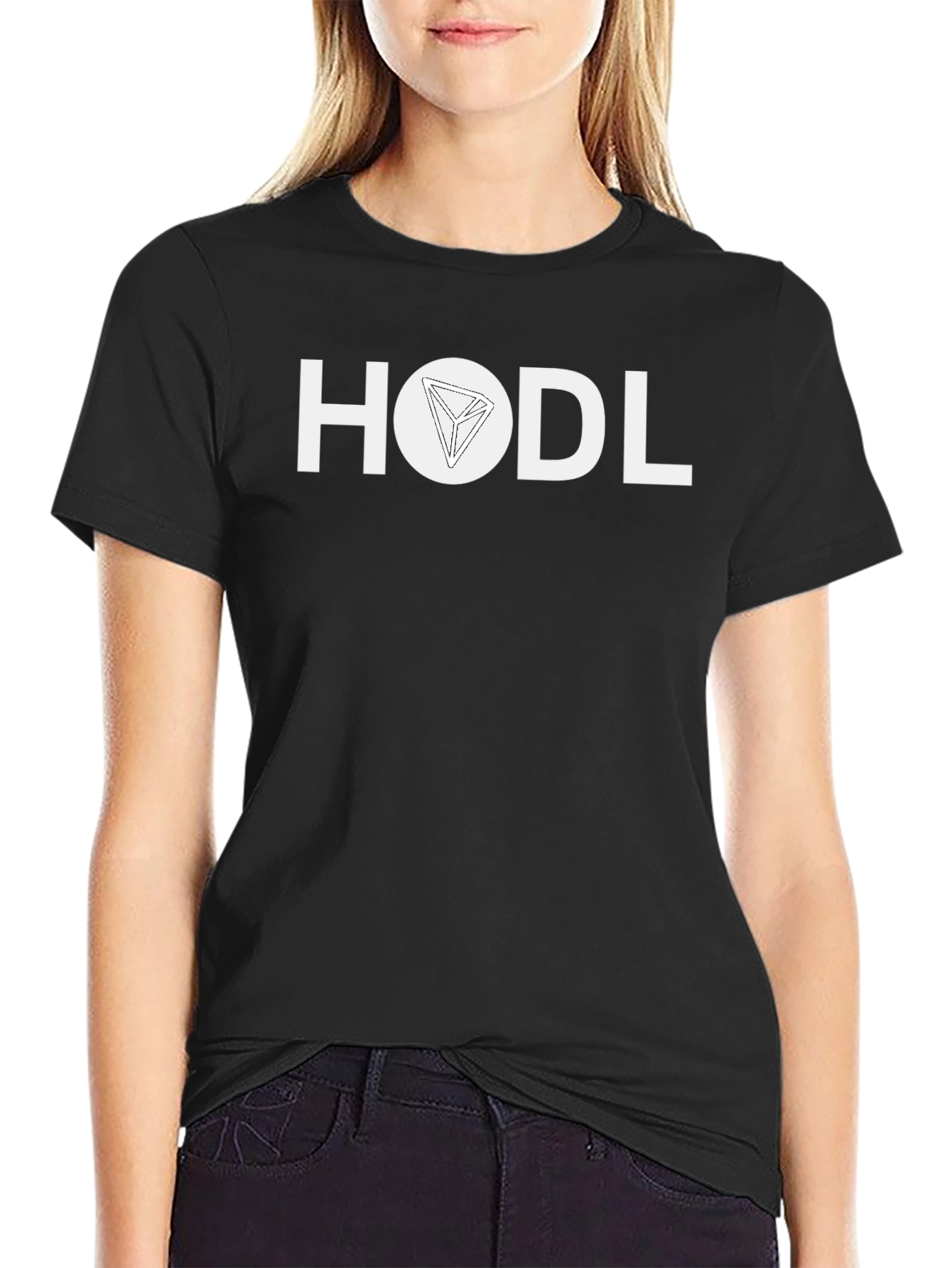 HODL Tron Crypto T-Shirt - Black
