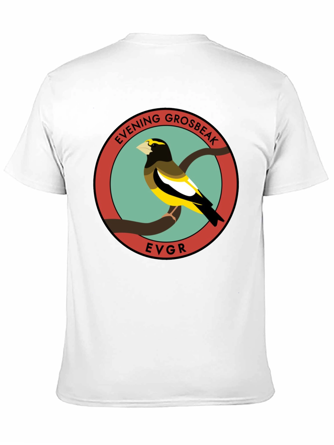 Evening Grosbeak Graphic T-Shirt - Bird Lover Tee