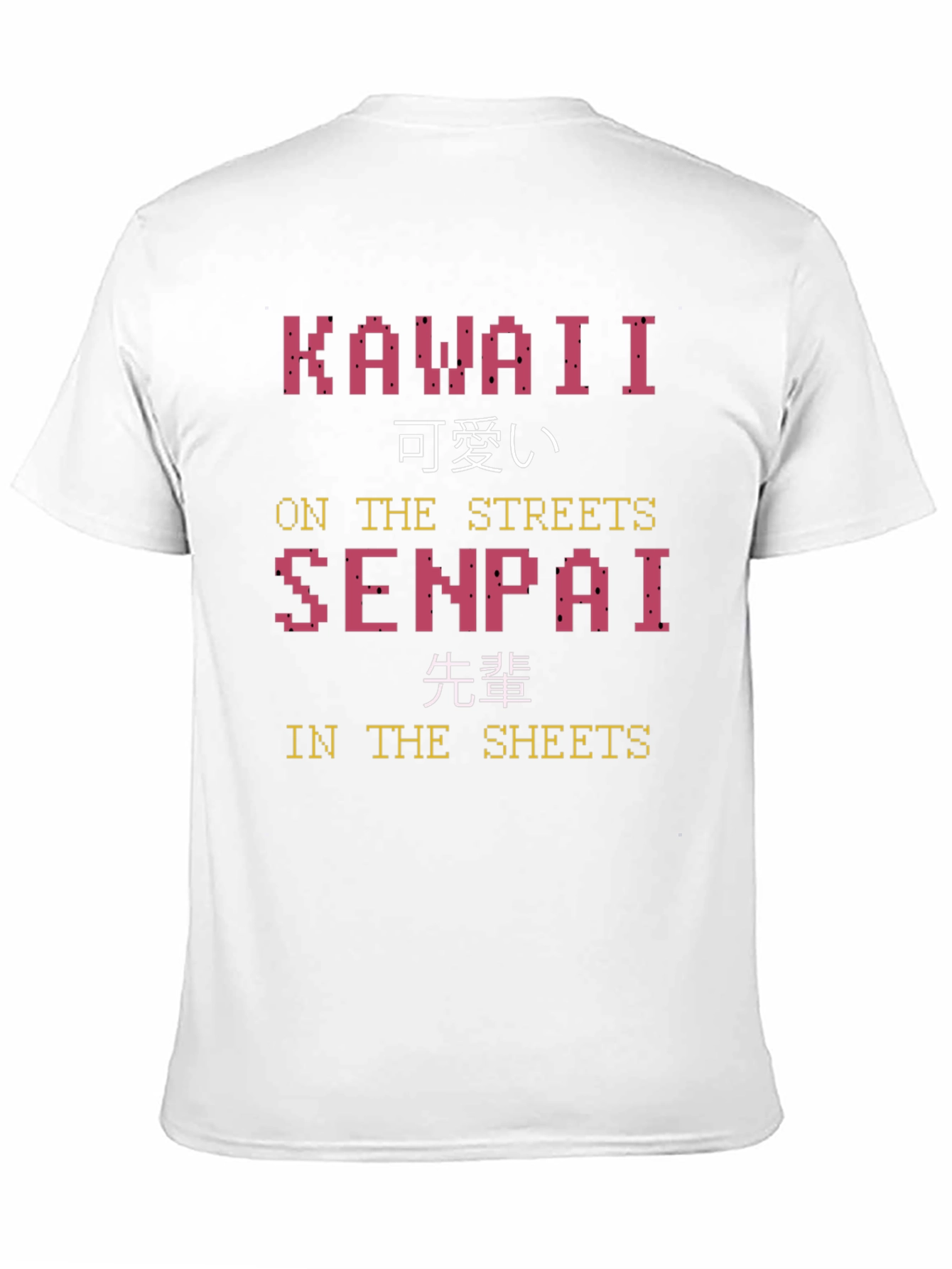 Kawaii Senpai Pixel Art T-Shirt