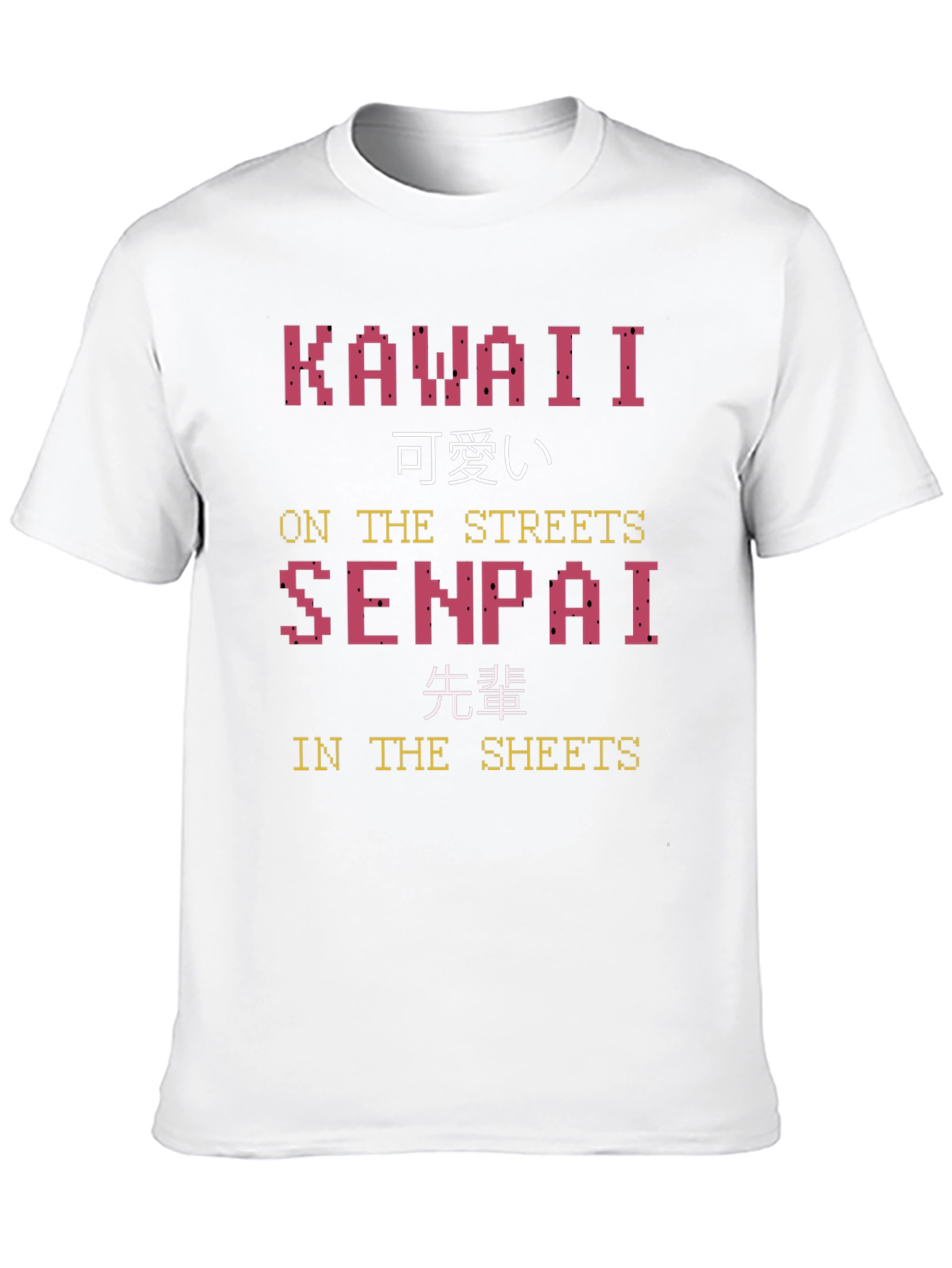 Kawaii Senpai Pixel Art T-Shirt