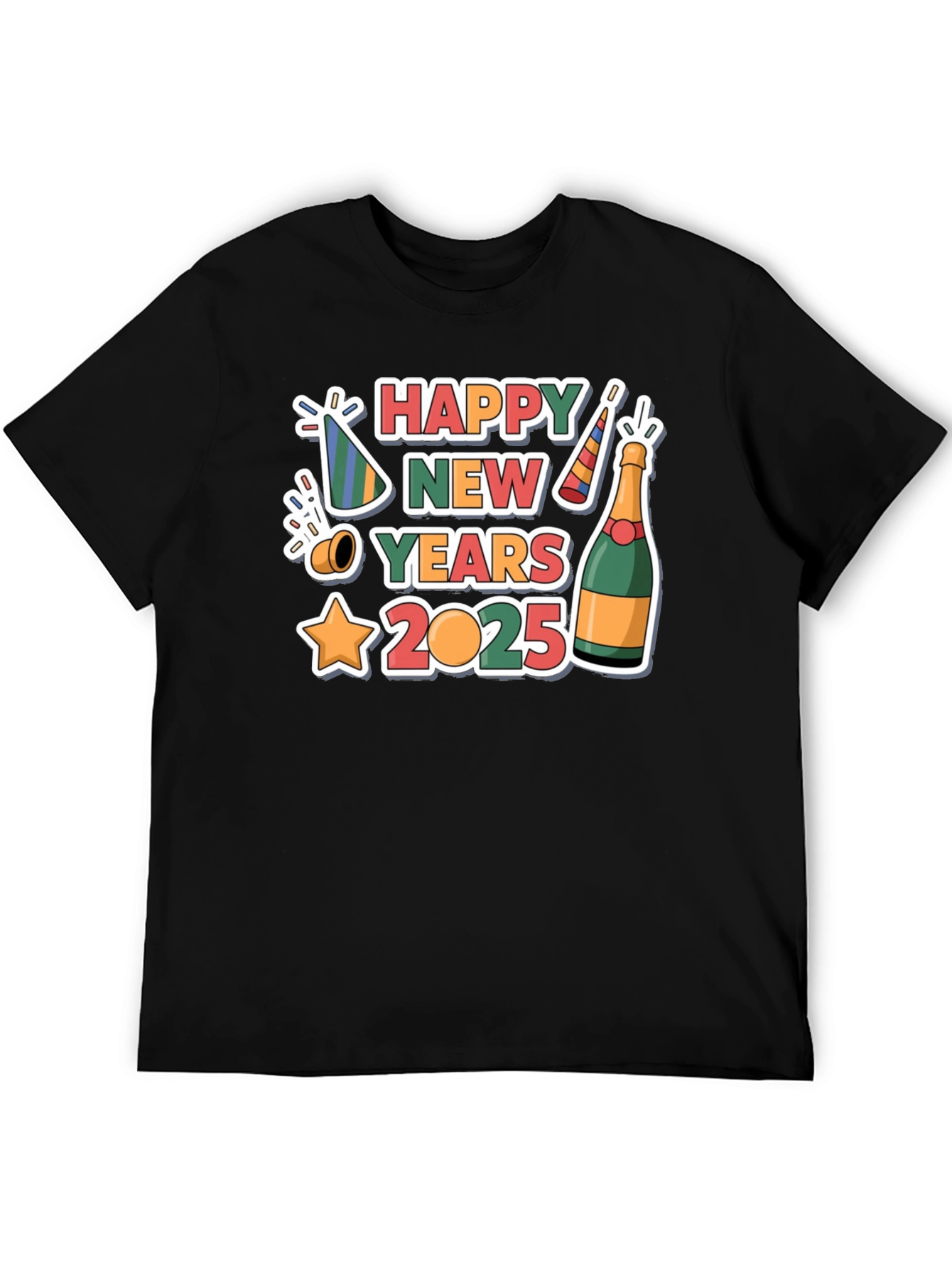Happy New Year 2025 Graphic T-Shirt