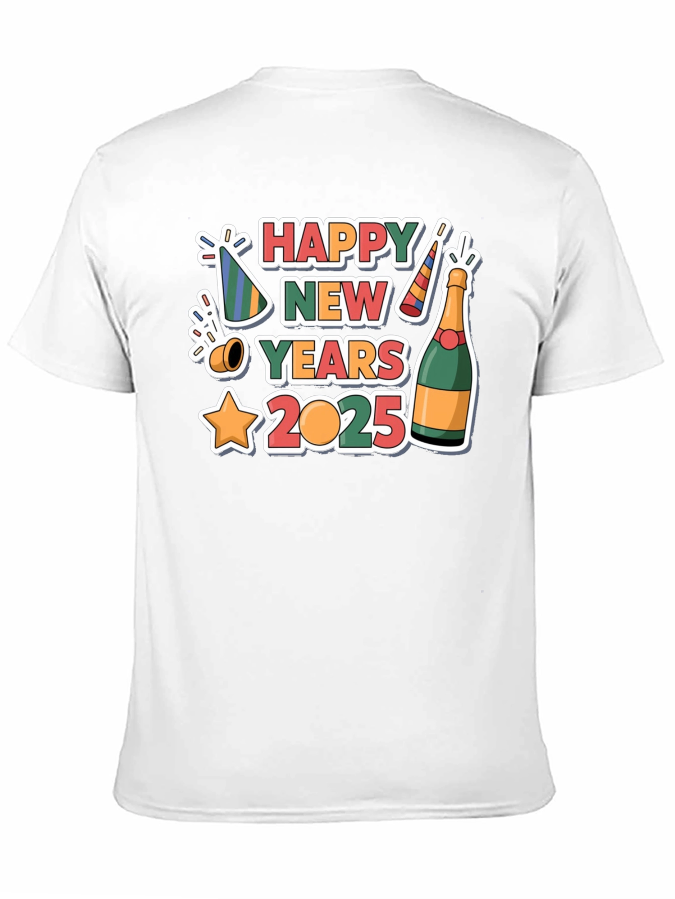 Happy New Year 2025 Graphic T-Shirt