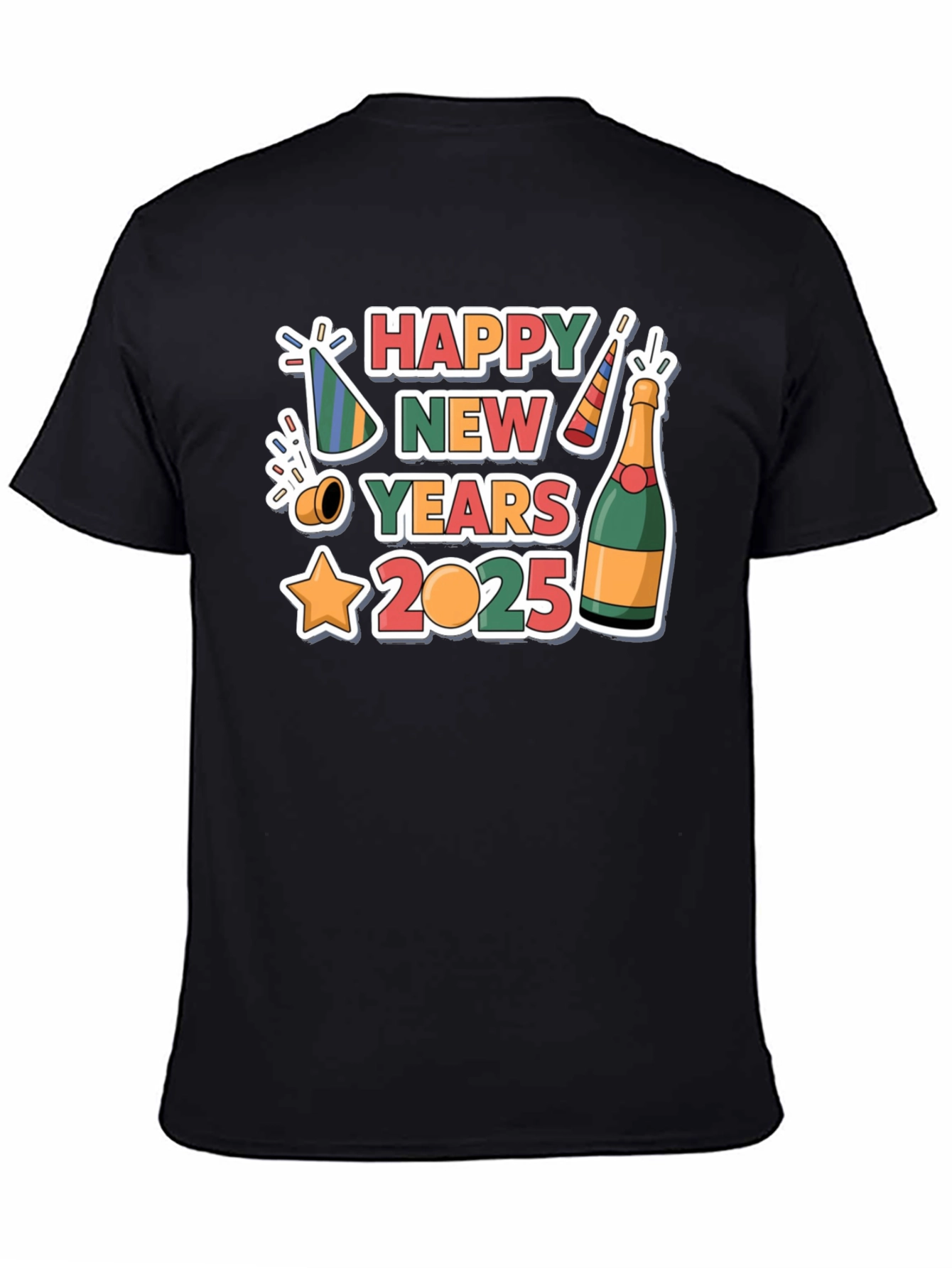 Happy New Year 2025 Graphic T-Shirt