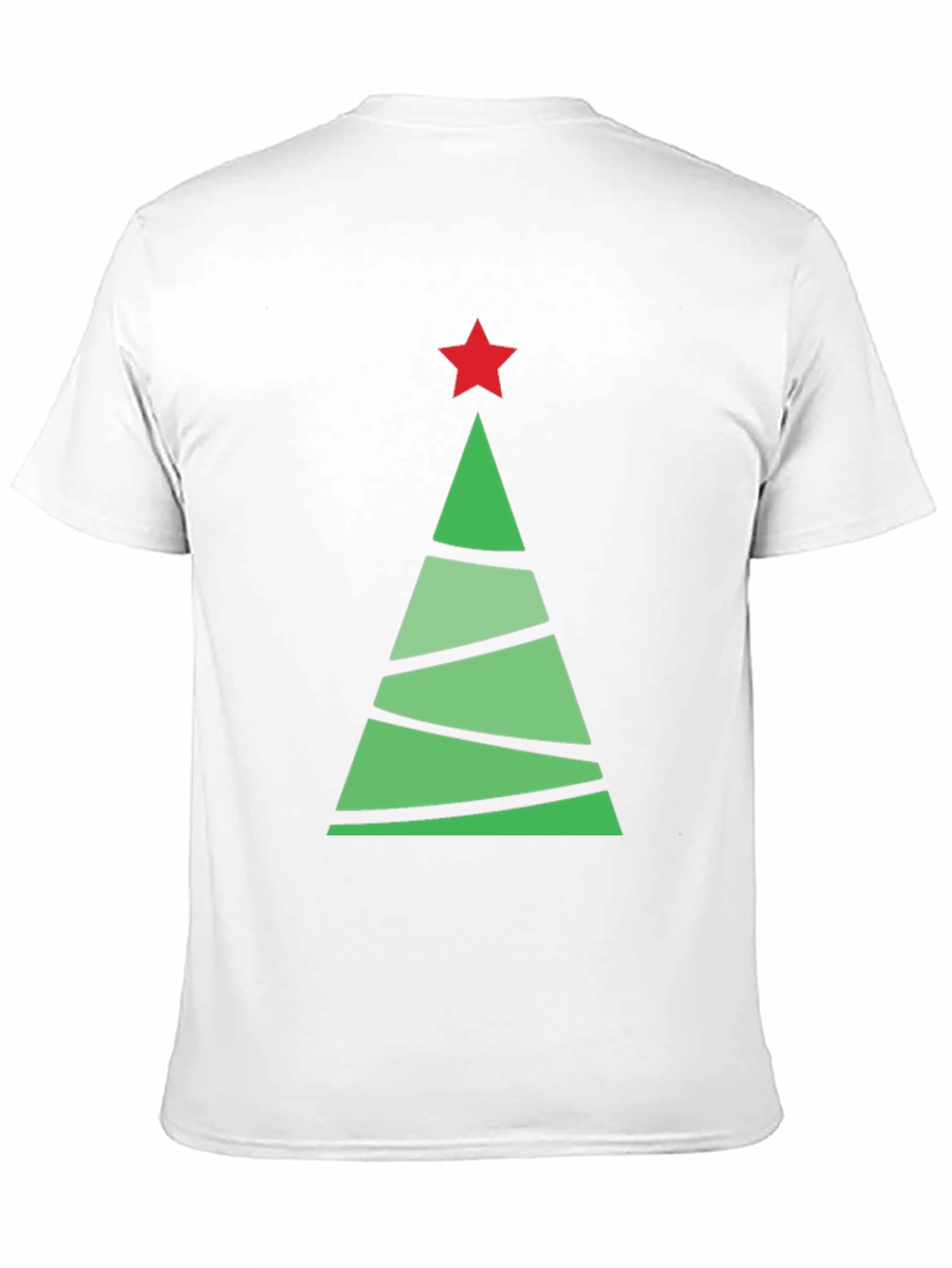 Festive Holiday Tree Graphic Tee - Christmas Style