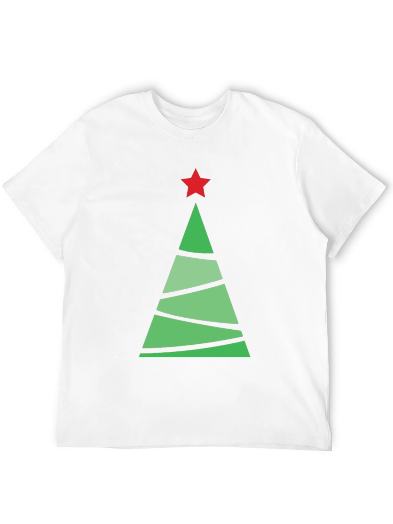 Festive Holiday Tree Graphic Tee - Christmas Style