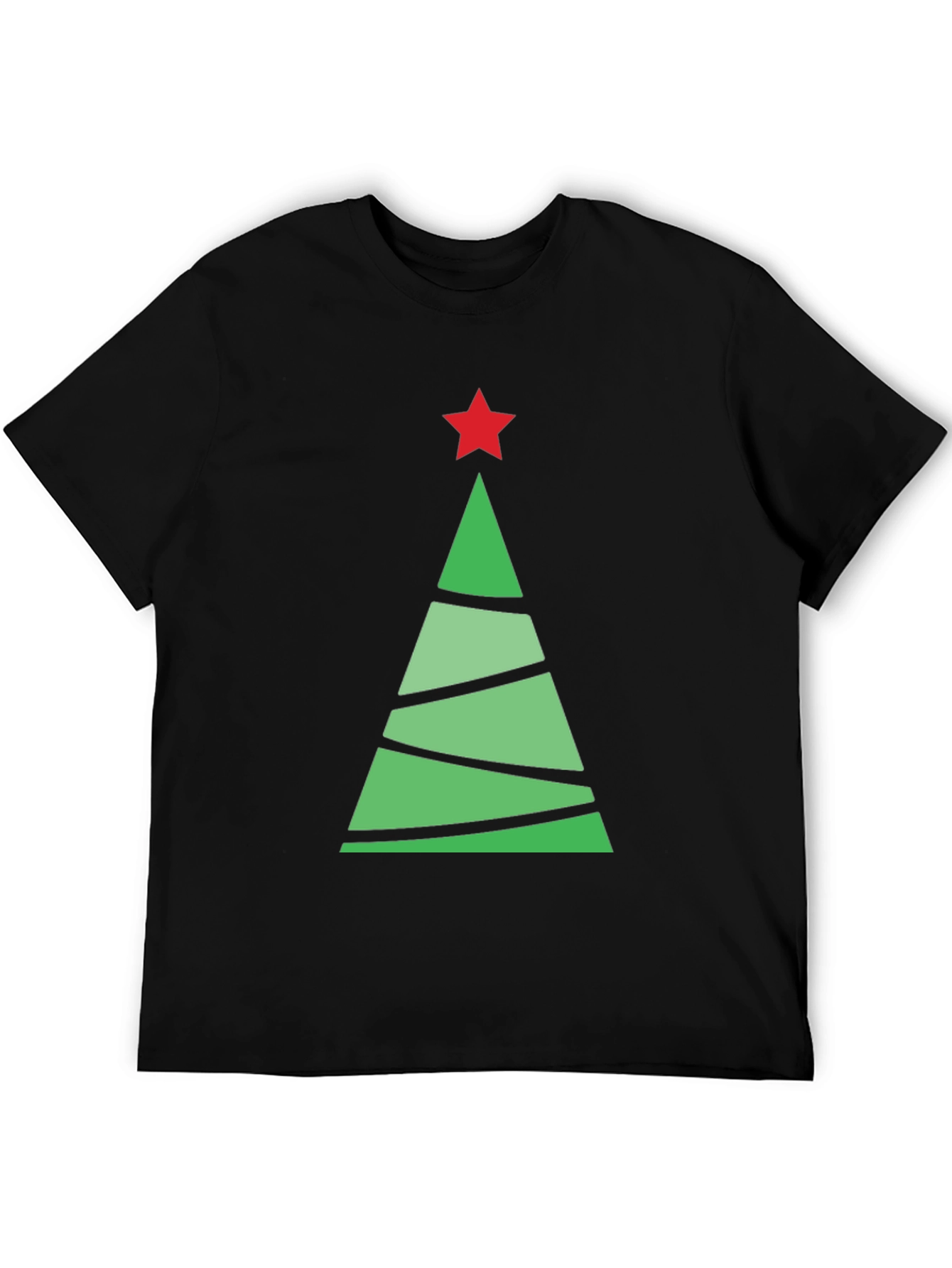 Festive Holiday Tree Graphic Tee - Christmas Style