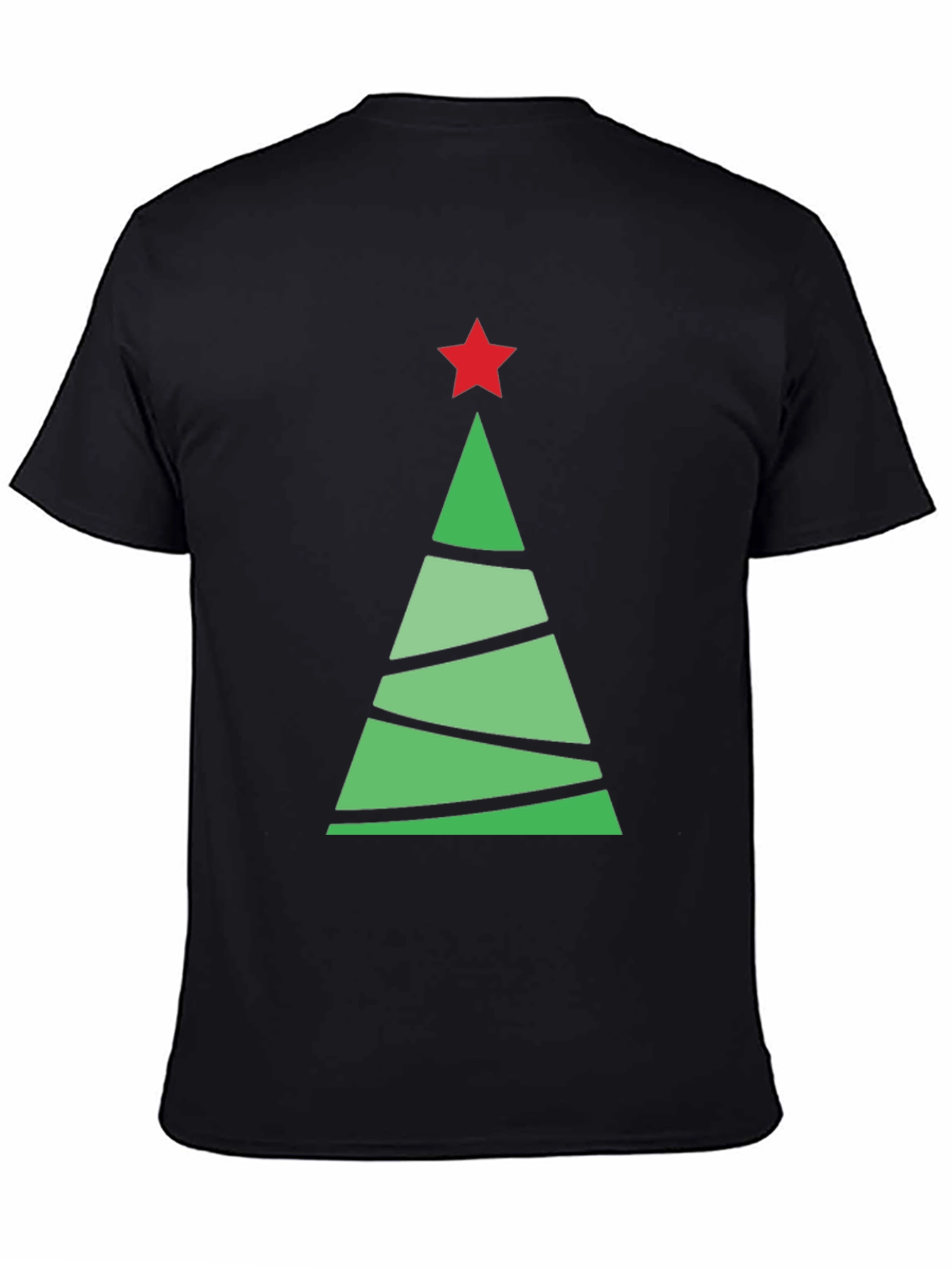 Festive Holiday Tree Graphic Tee - Christmas Style
