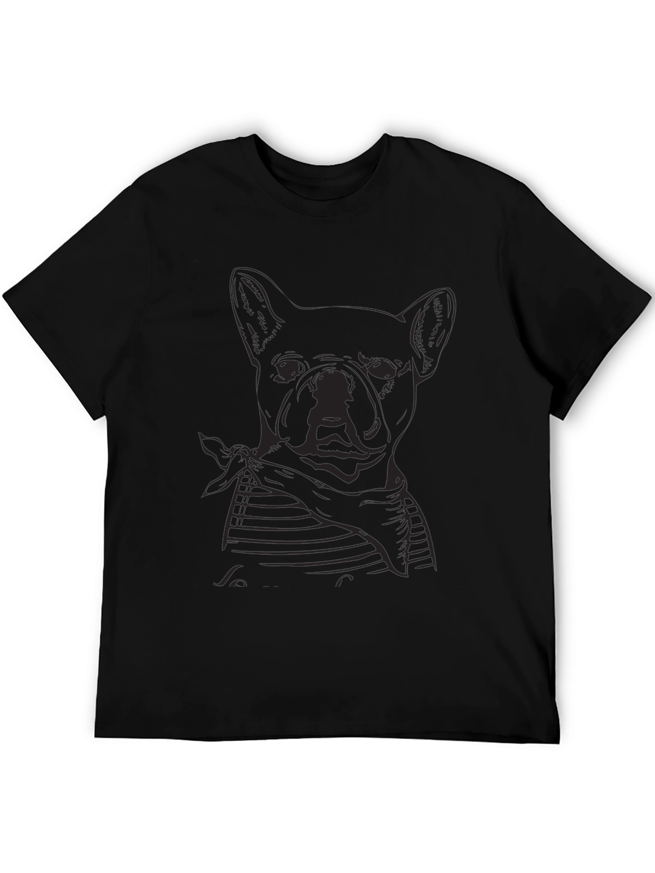 French Bulldog Graphic Tee - Stylish Black T-Shirt